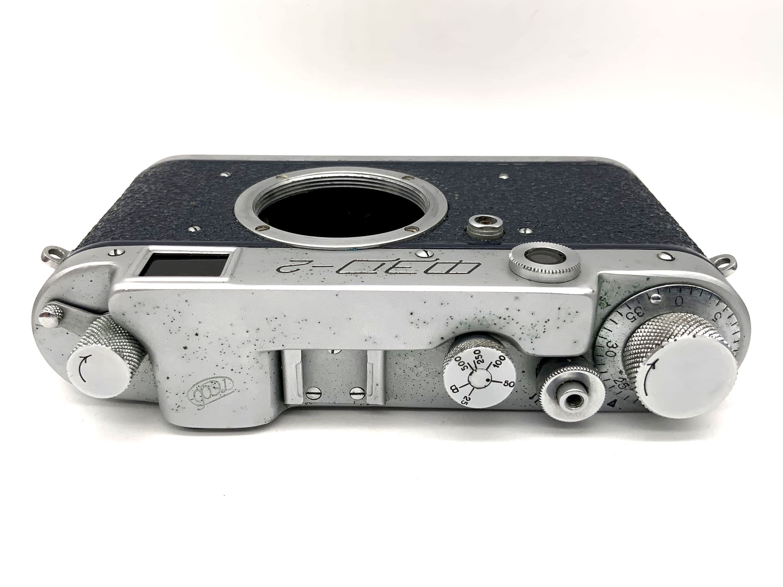 FED 2 Typ B Messsucherkamera blau Analogkamera Body Gehäuse Sucherkamera (M39)