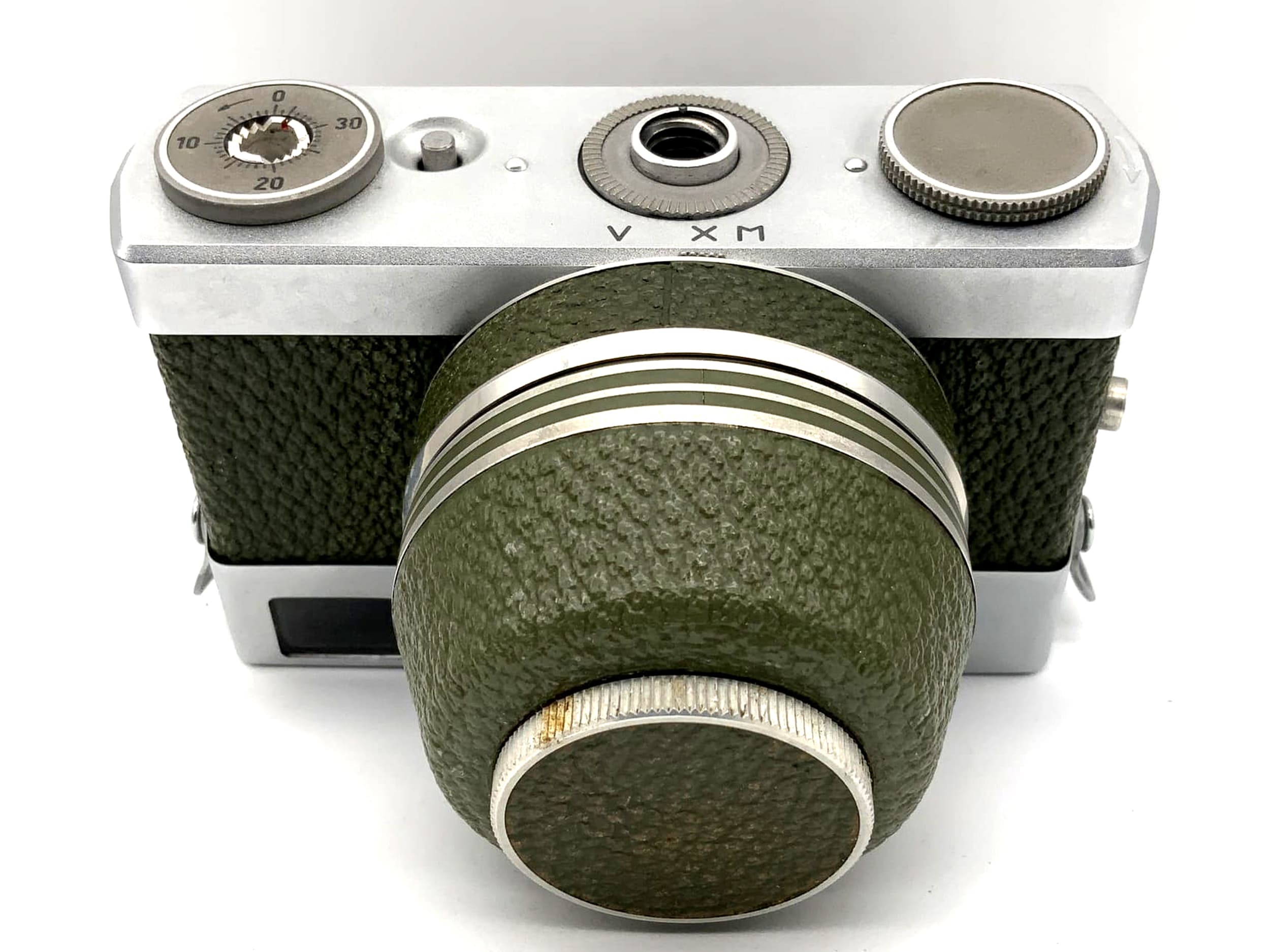 Carl Zeiss Werra 1 Sucherkamera Tessar 2.8/50 oliv grün mit Tasche Analogkamera