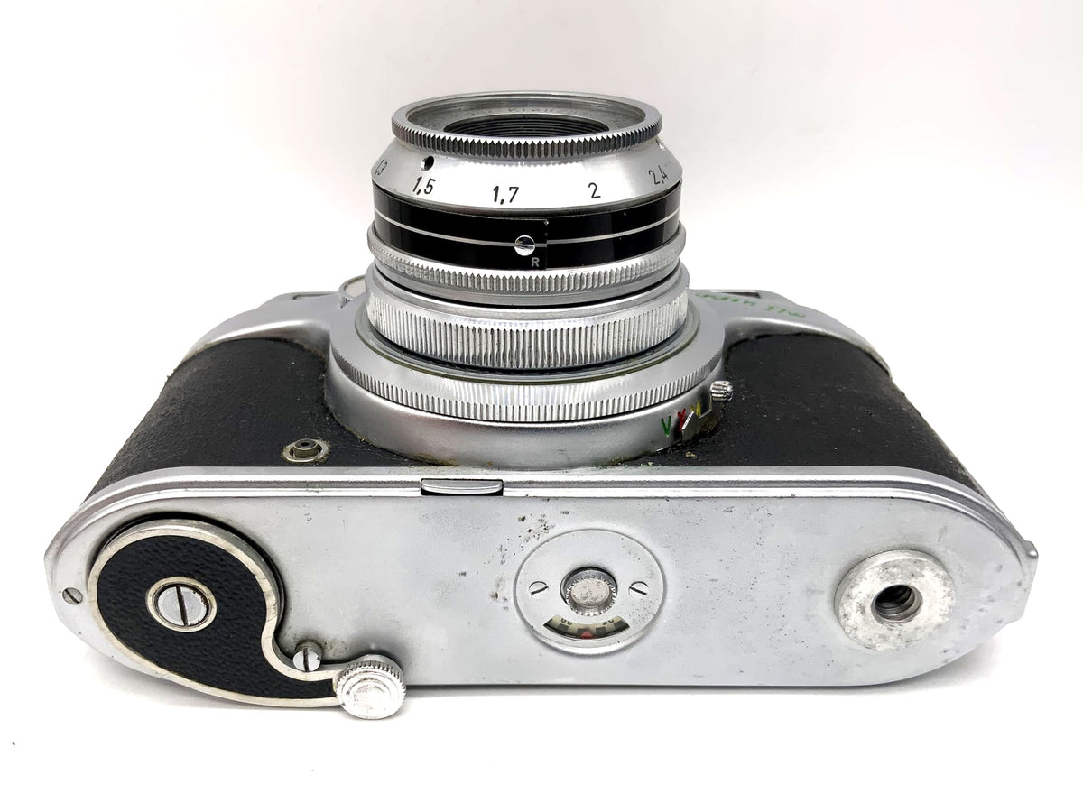 Aka Arette BW Sucherkamera Schneider Kreuznach Radionar 1:3.5/50 Analogkamera