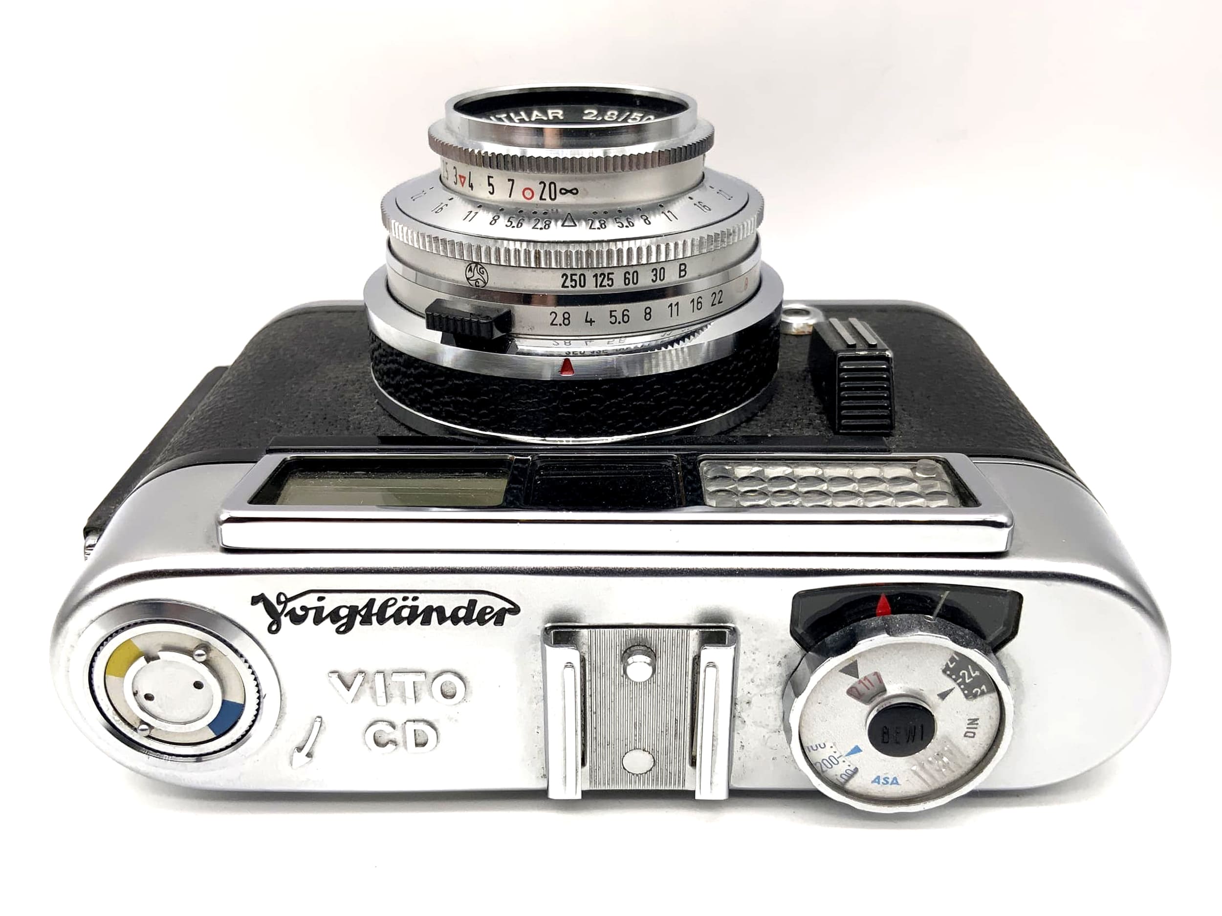 Voigtländer Vito CD Sucherkamera mit Lanthar 2.8/50 Pronto Analogkamera