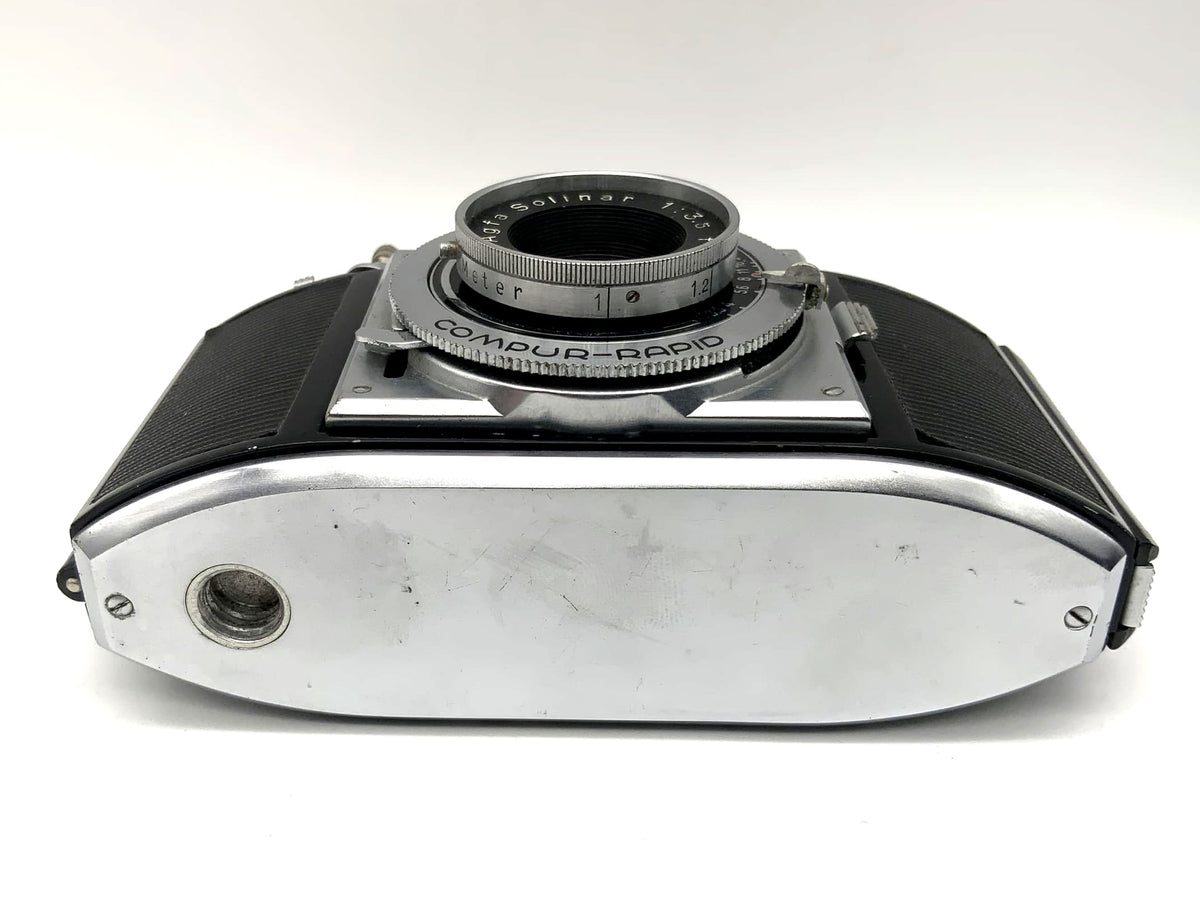 Agfa Karat viewfinder camera with Solinar 1:3.5 f=5cm Compur Rapid analog camera