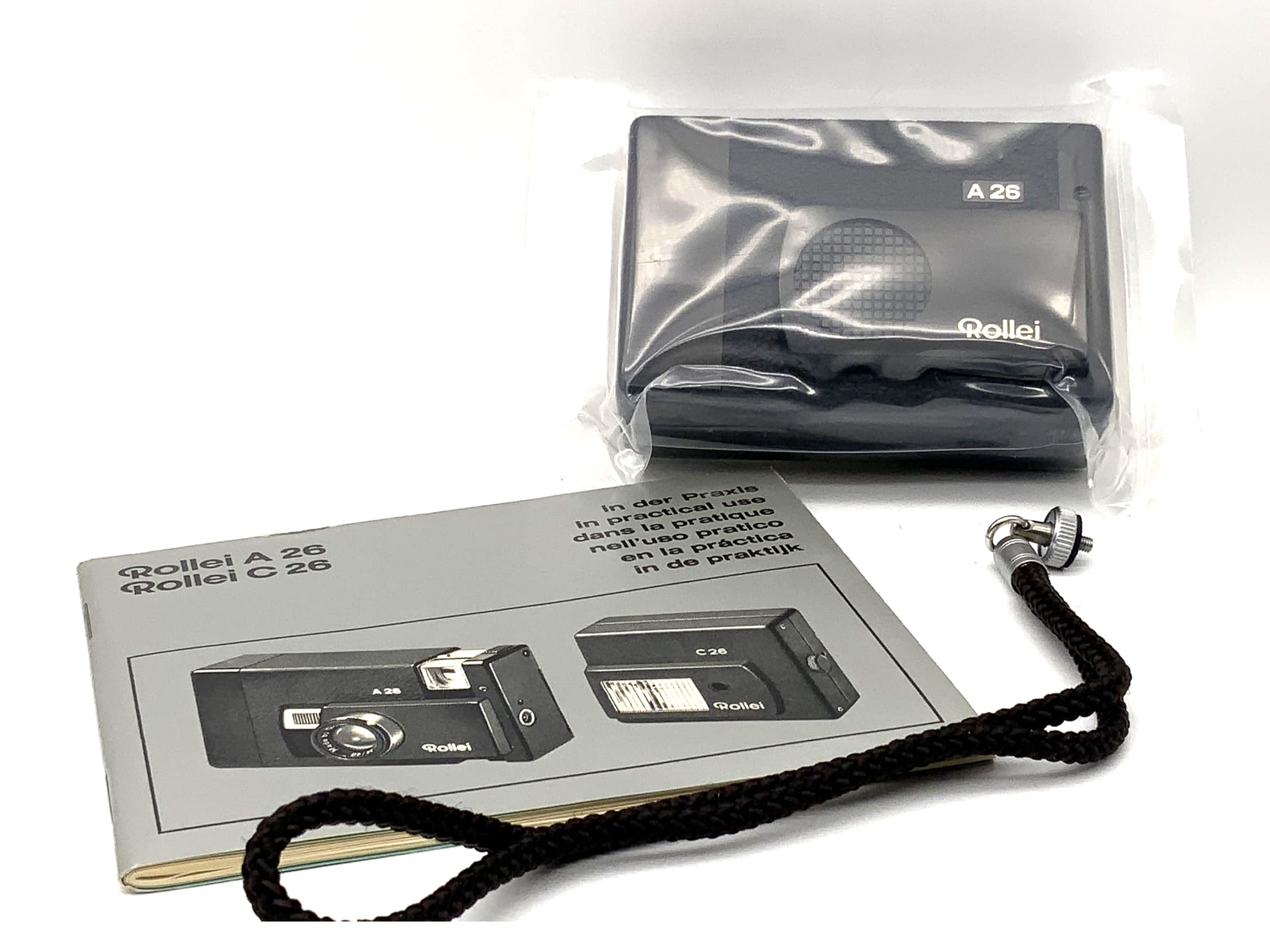 Rollei A 26 Sucherkamera mit Sonnar 3,5/40 Kompaktkamera Analogkamera Neu!