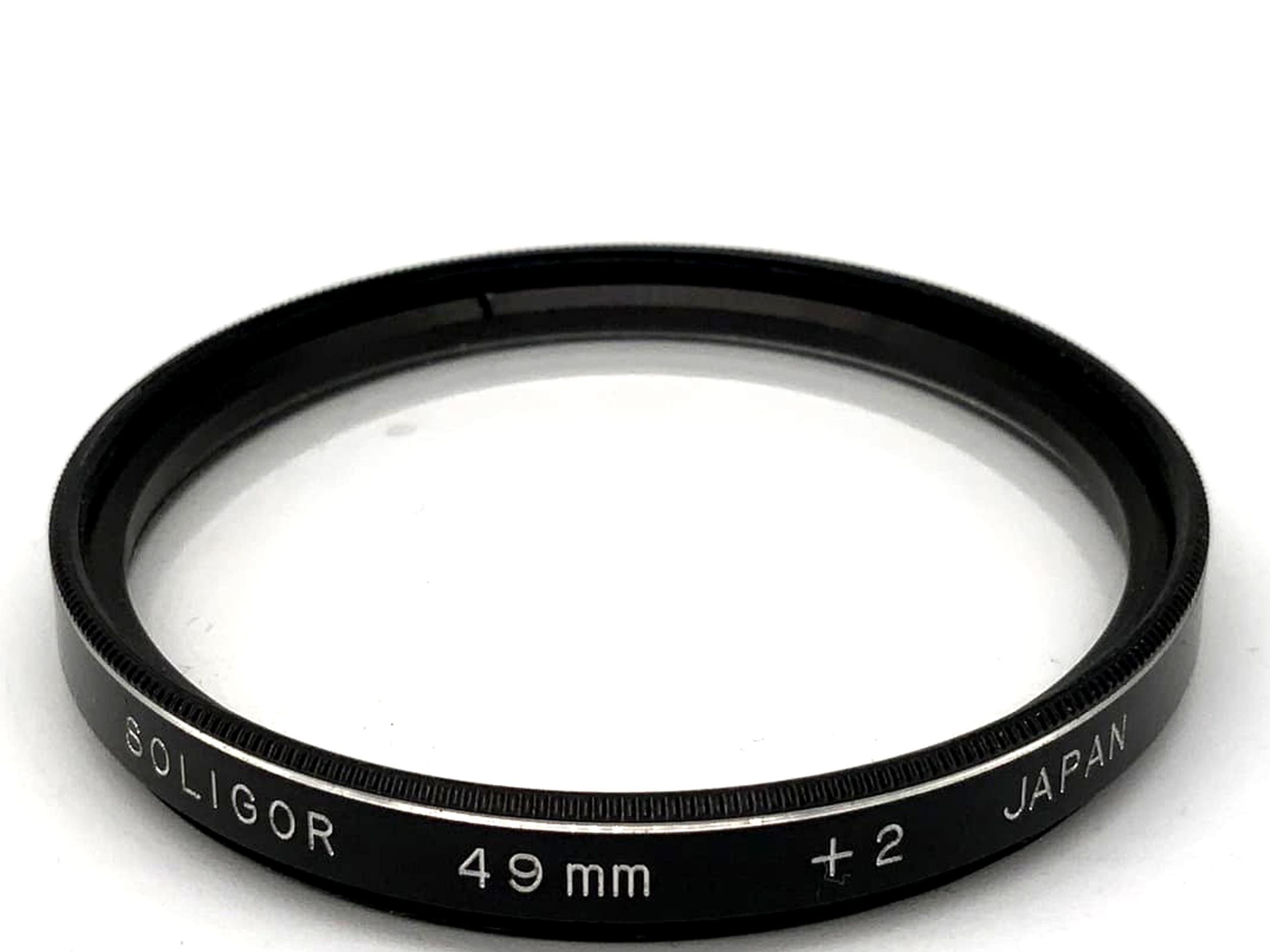Soligor Nahlinse Macrolinse +2 Filter 49mm Kreisförmig Filtergewinde M49