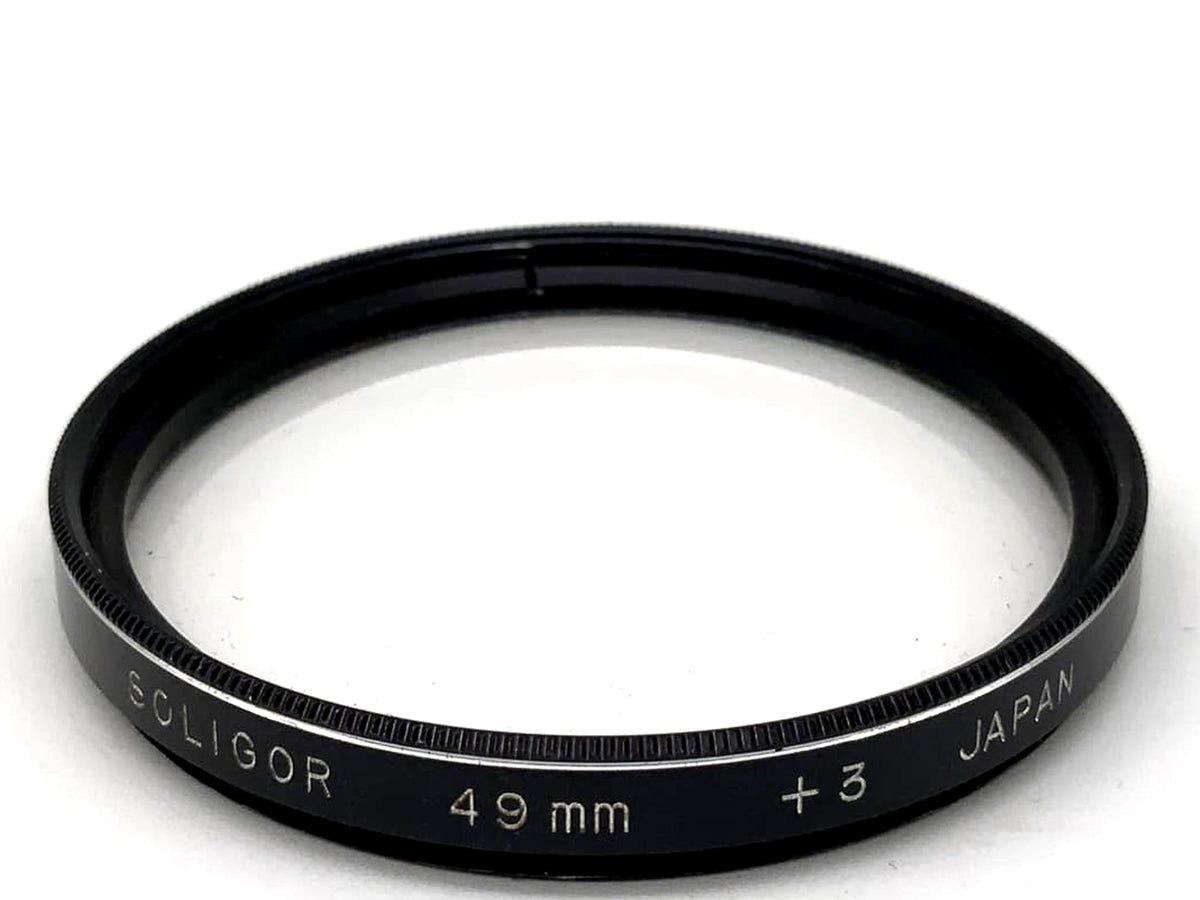 Soligor Nahlinse Macrolinse +3 Filter 49mm Kreisförmig Filtergewinde M49
