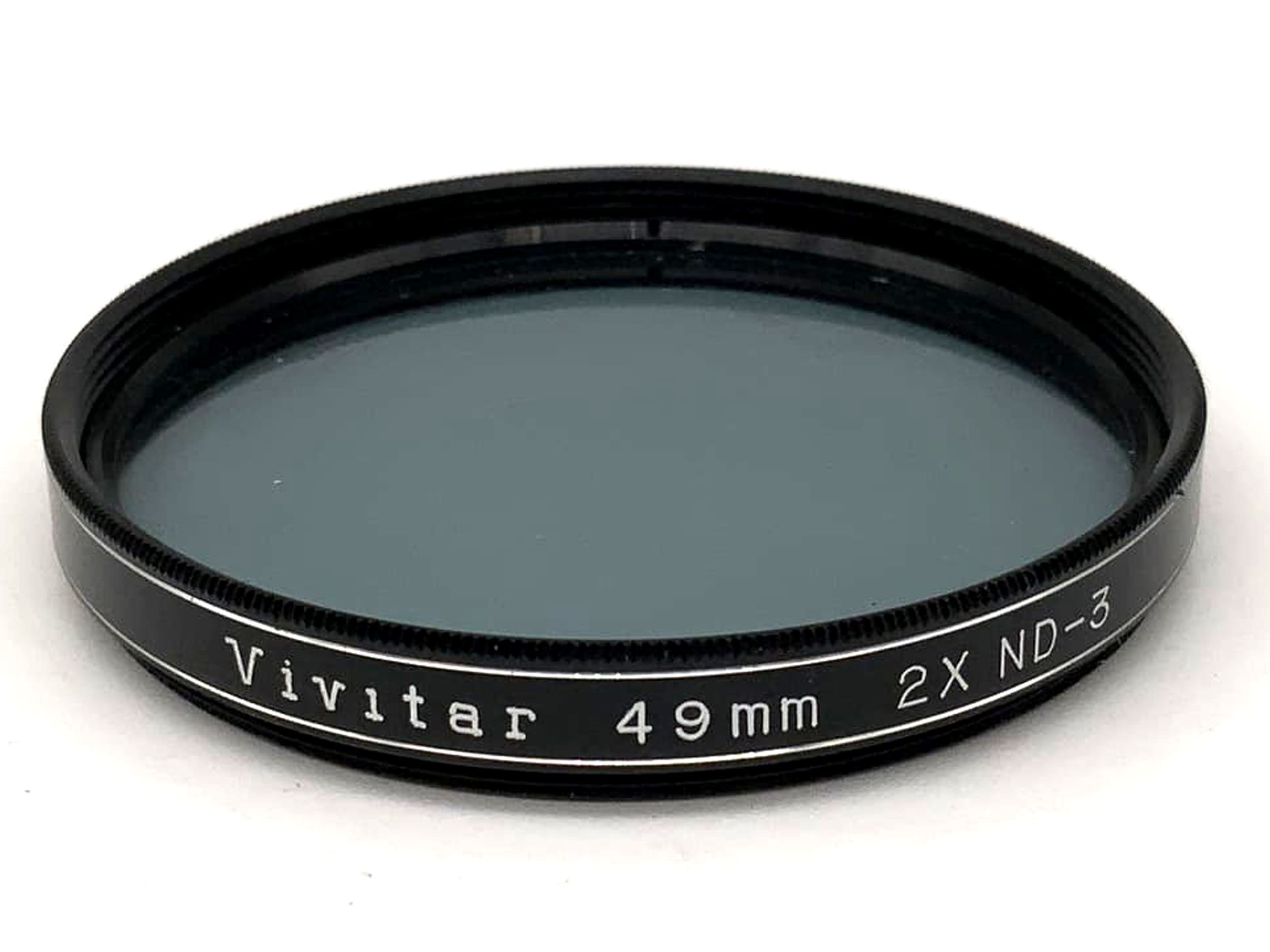 Vivitar Graufilter 2x Neutral Density ND-3 Filter 49mm Kreisförmig M49