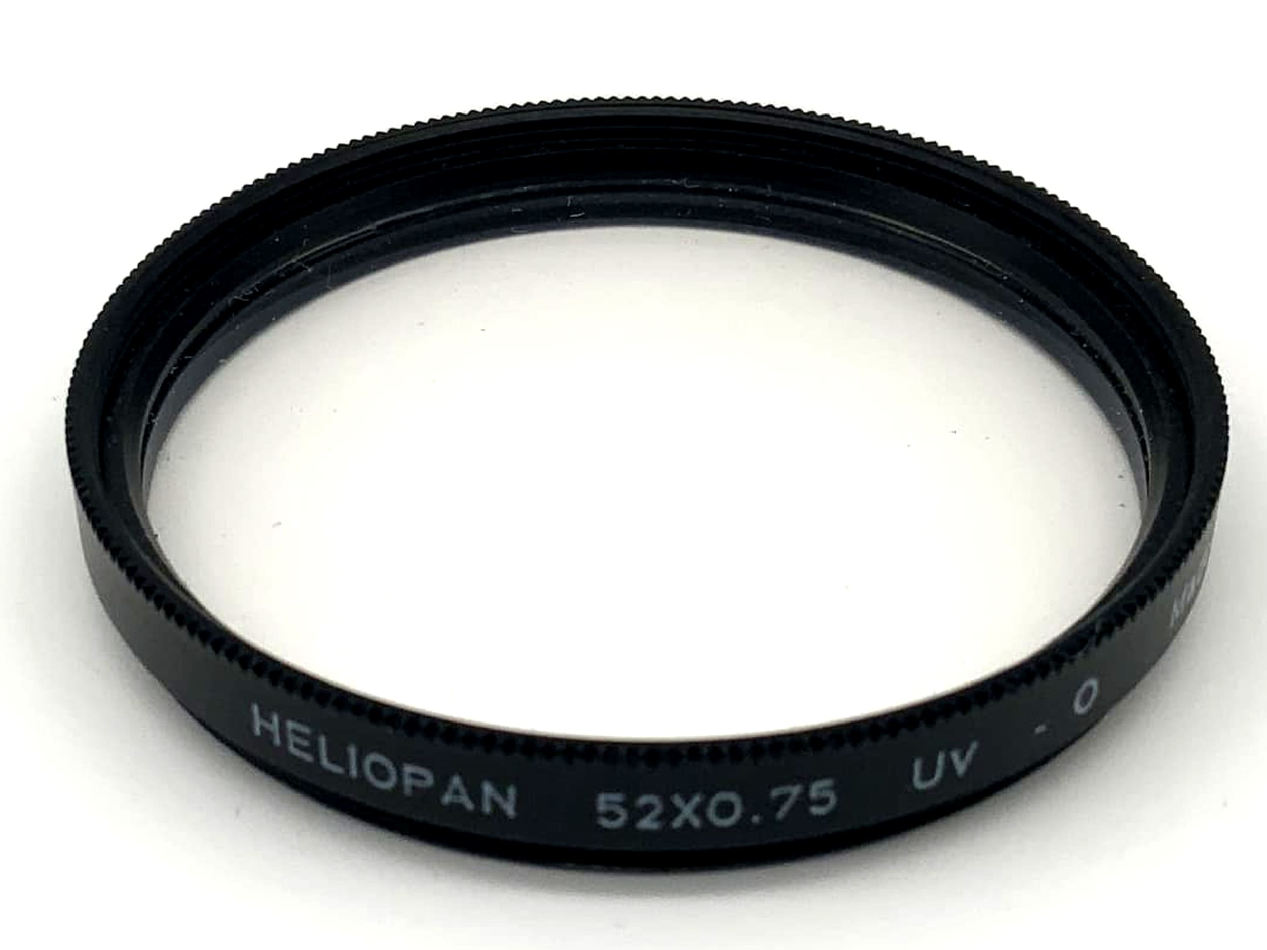 Heliopan Uv Filter 52x0,75 UV -0 Filter 52mm Kreisförmig Filtergewinde M52