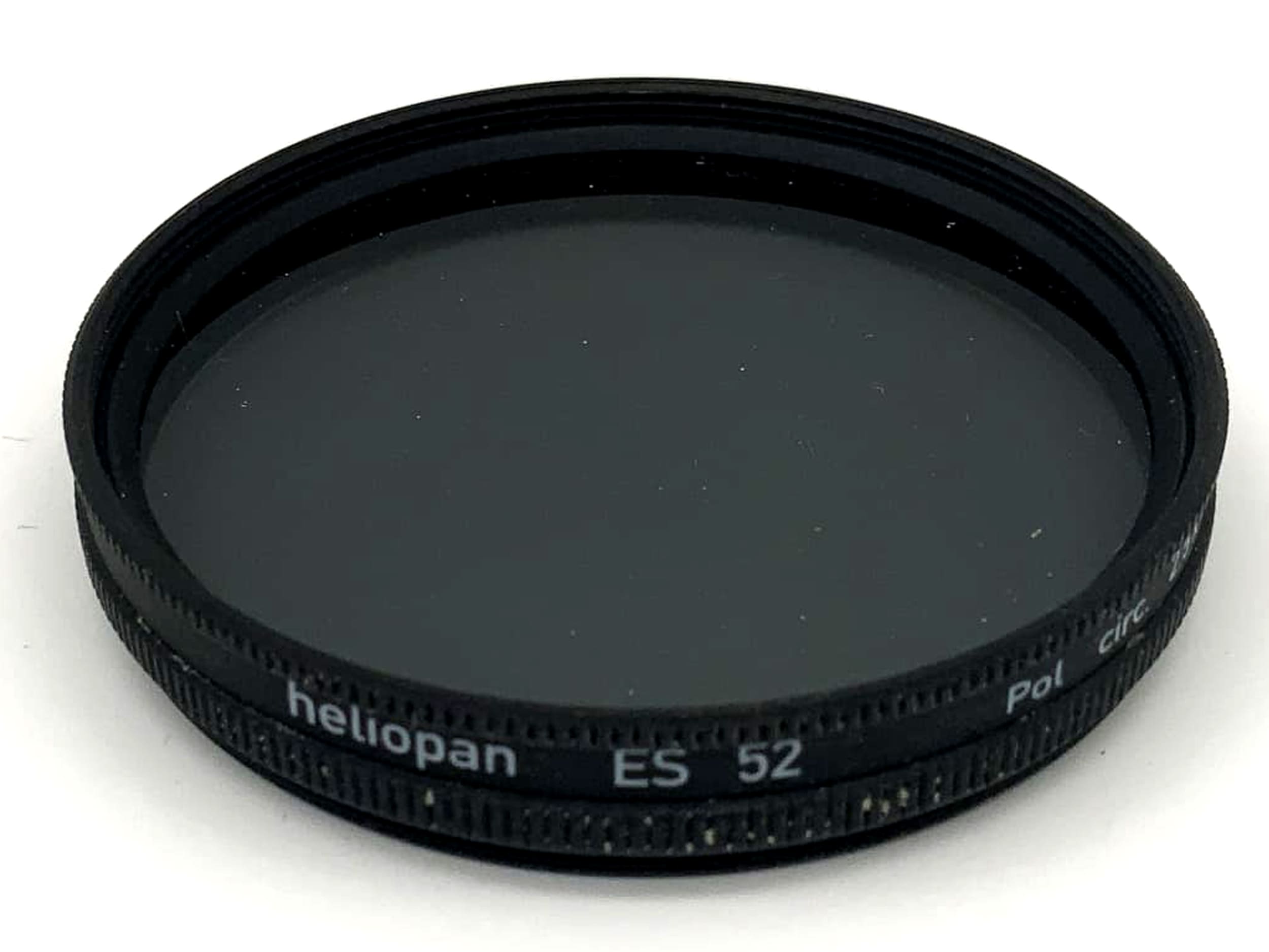Heliopan Polfilter ES 52 Pol. Circ. 2,5x Filter 52mm Kreisförmig M52