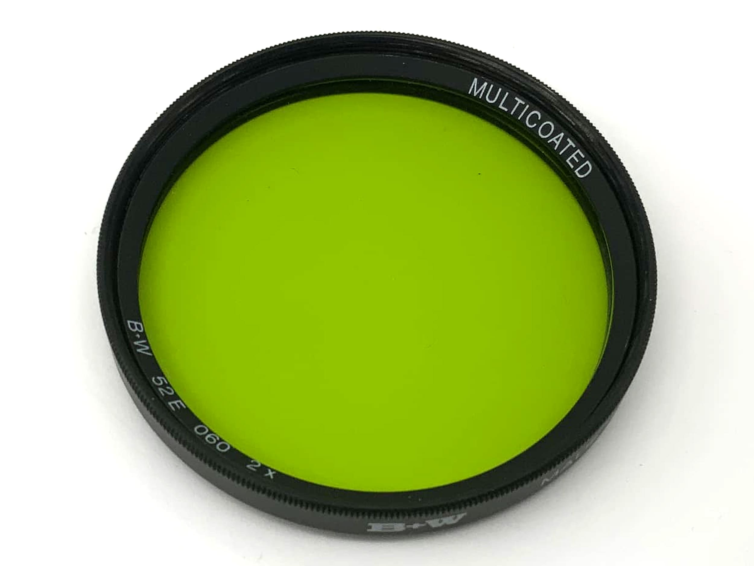 B+W Farbfilter 52E 060 2x Grün Green Multicoated Filter 52mm Kreisförmig M52