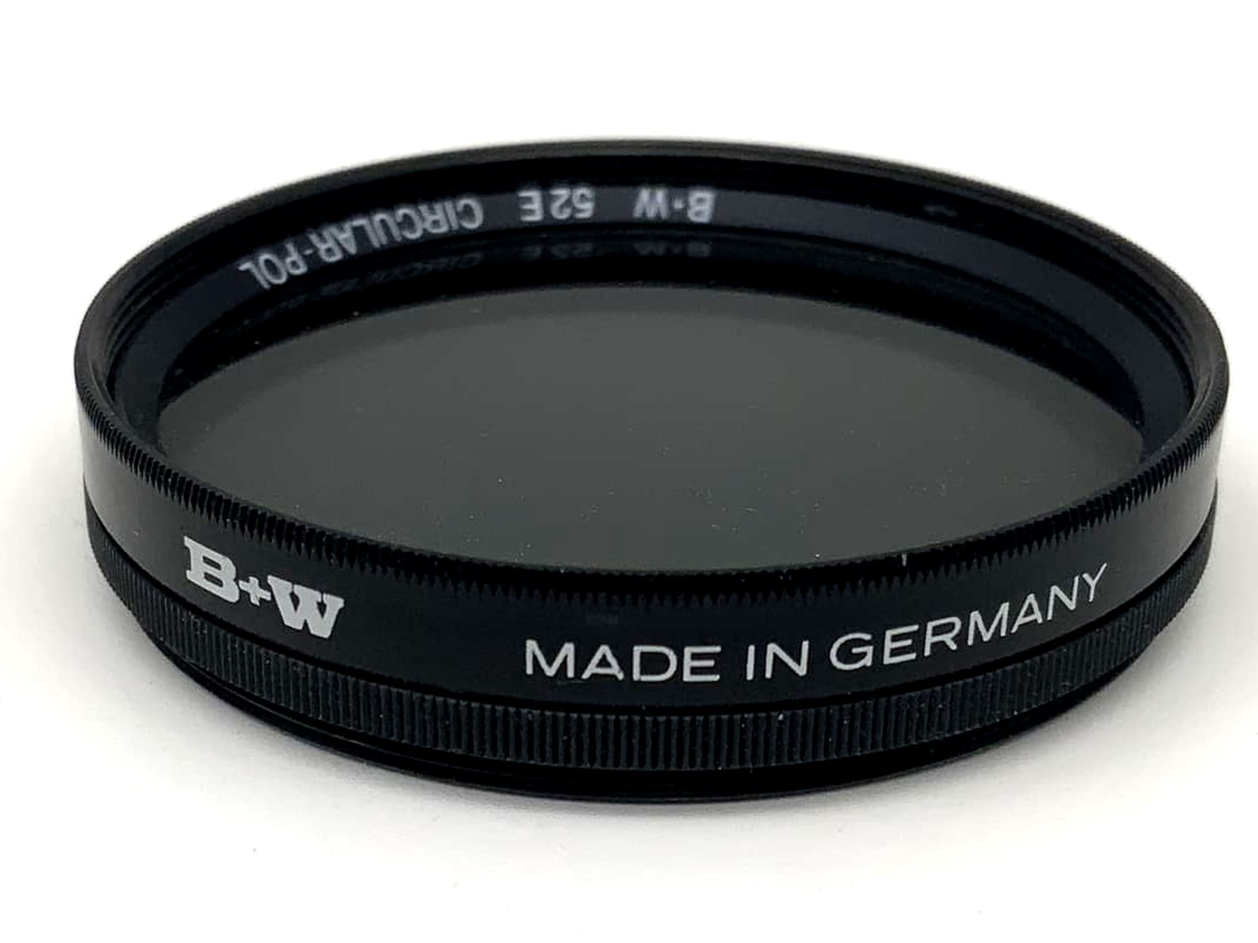 B+W Polfilter Circular-Pol Filter 52mm Kreisförmig Filtergewinde M52
