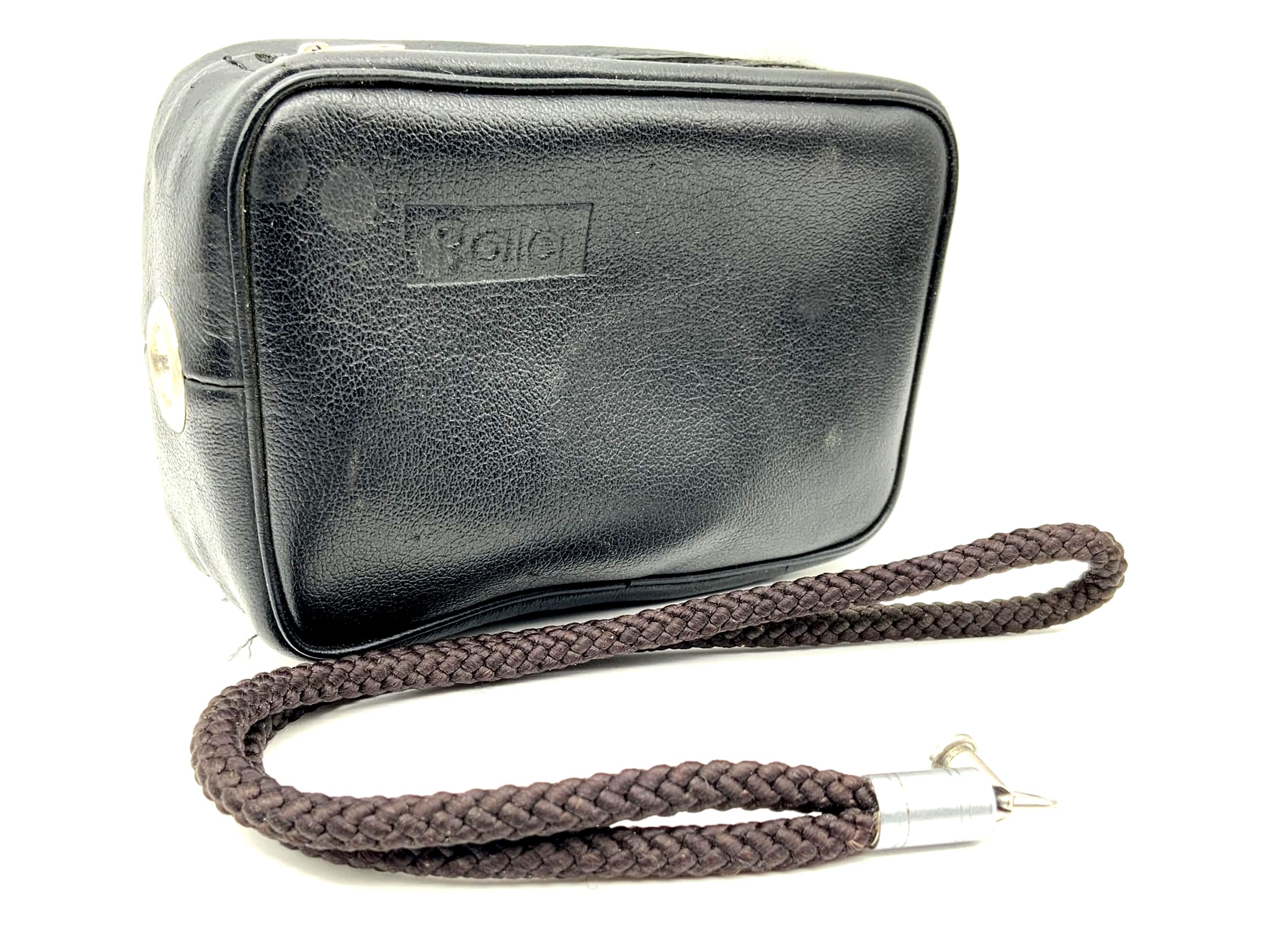 Rollei Leder Bereitschaftstasche schwarz B35 / 35S / 35TE / 35T Etui mit Gurt