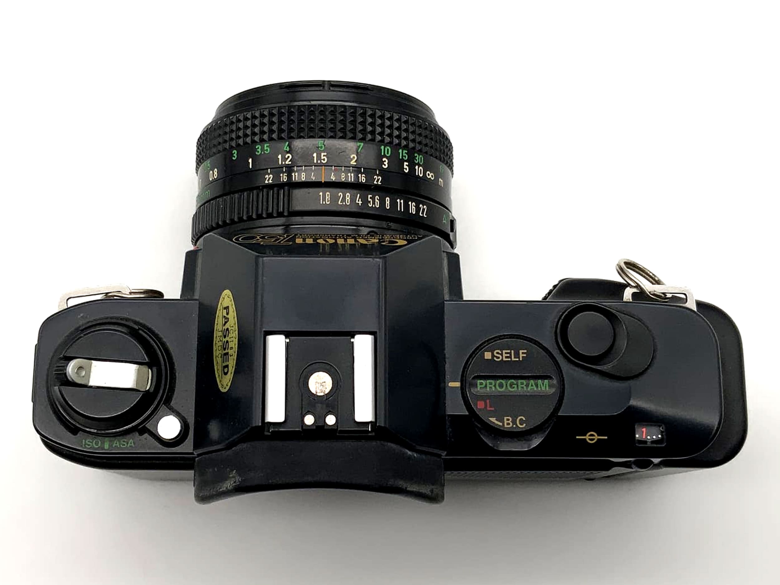 Canon T50 analoge Spiegelreflexkamera mit Canon Lens 50mm 1/1.8 Objektiv