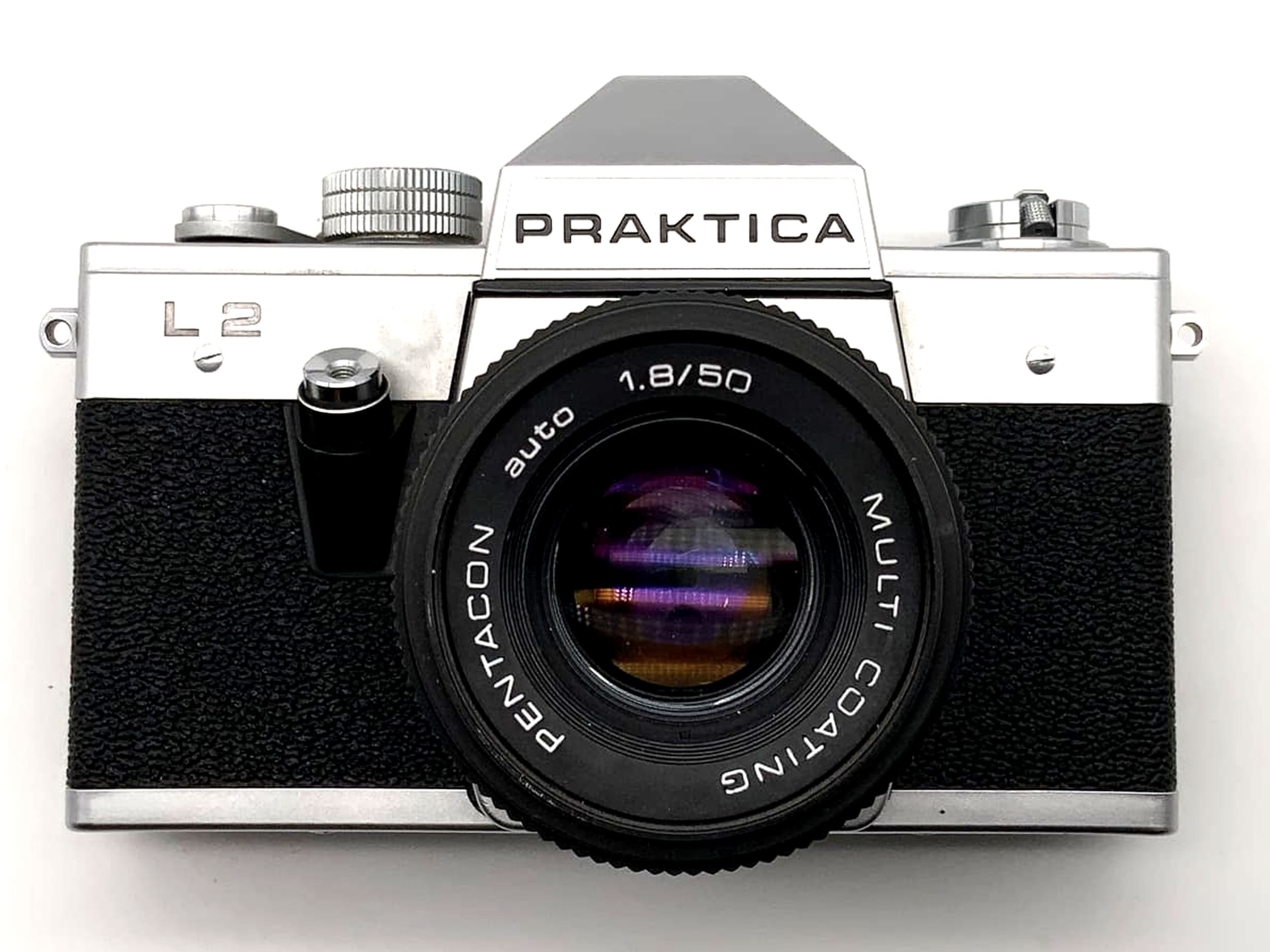 Pentacon Praktica L2 mit 1.8 50mm Objektiv Spiegelreflexkamera 35mm analog