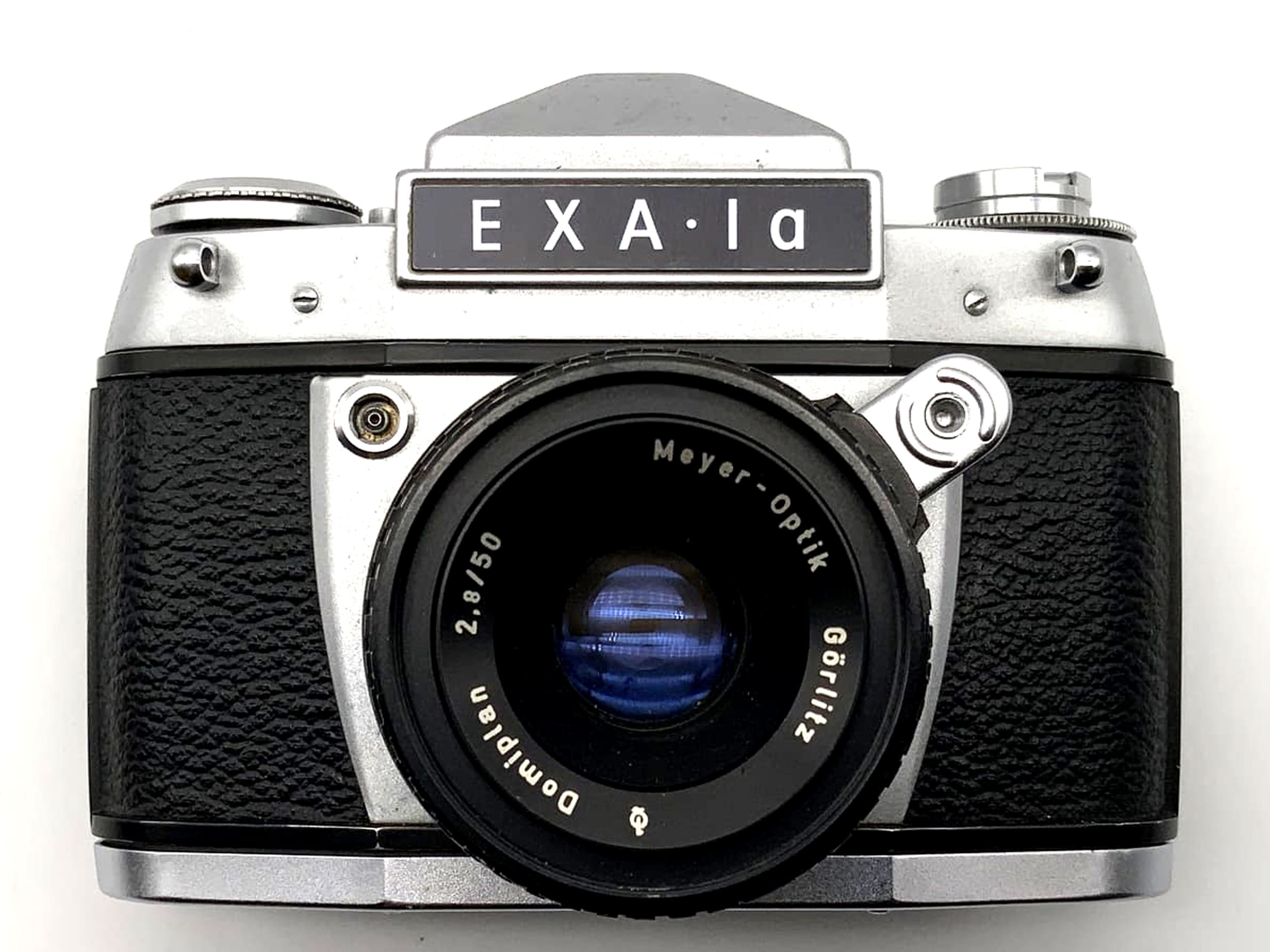 Exakta EXA 1a mit Meyer Optik Görlitz 2.8 50mm Spiegelreflexkamera 35mm analog