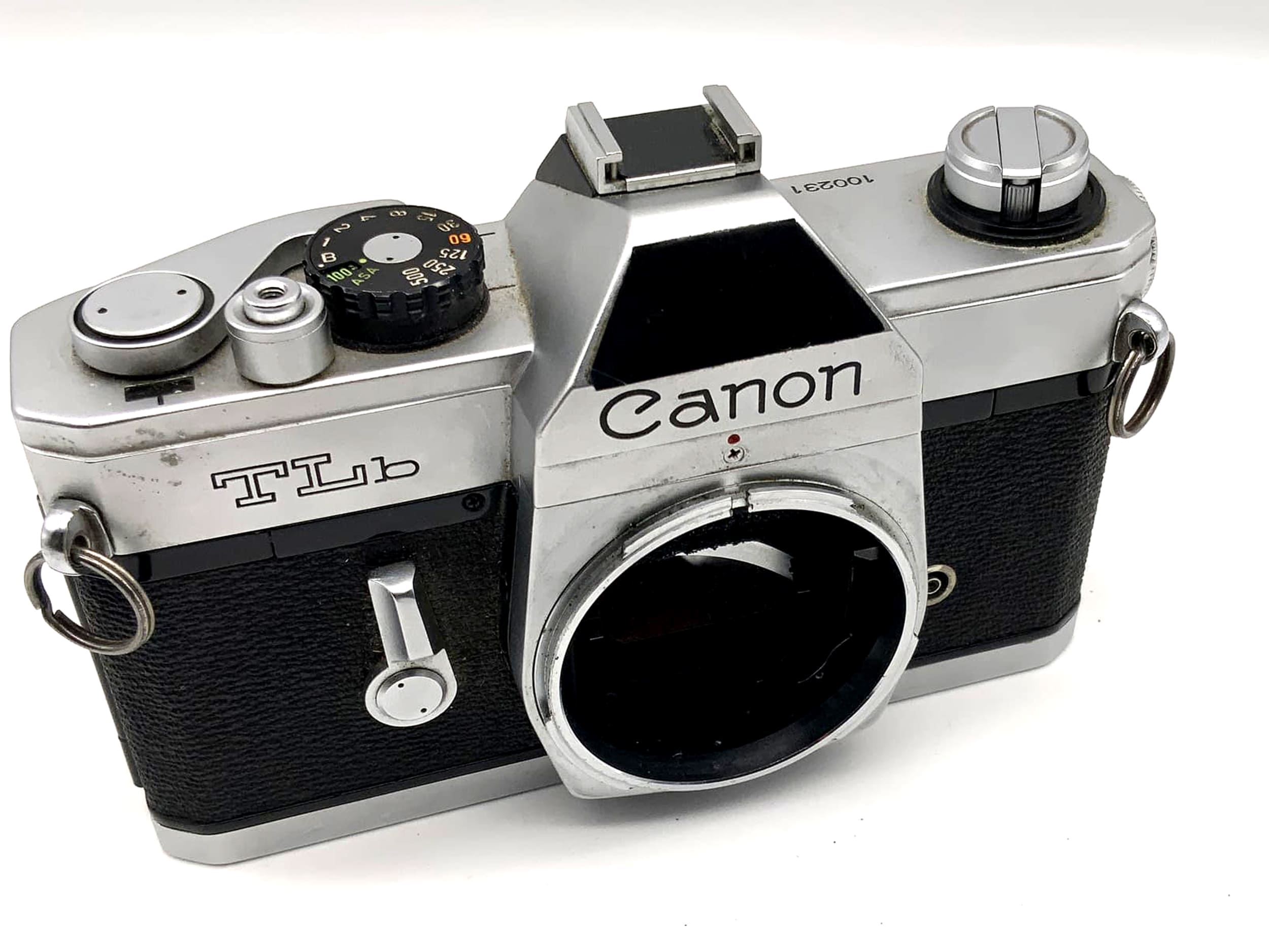 Boîtier d'appareil photo reflex analogique 35 mm Canon TL b QL (Canon FD)