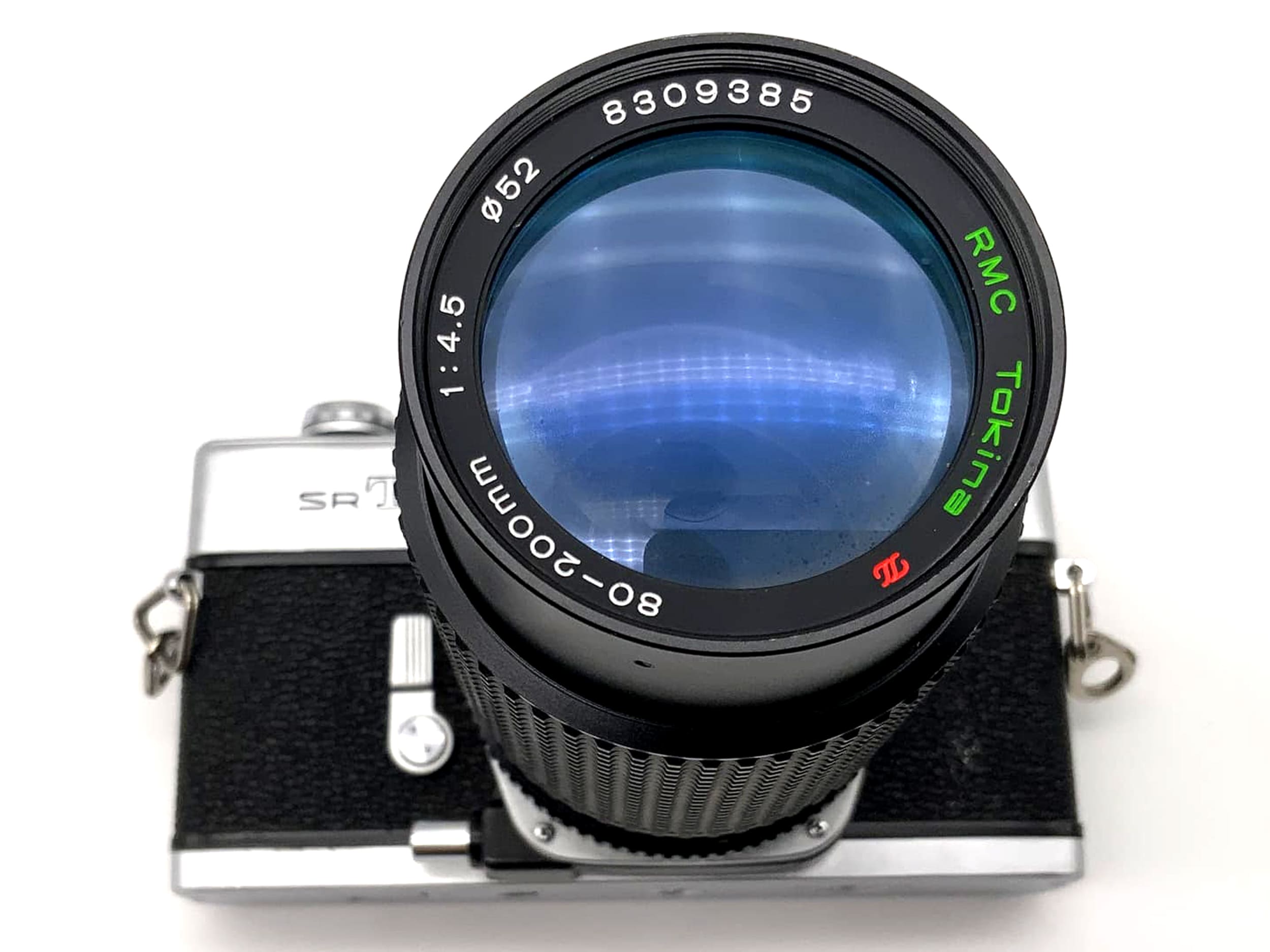 Minolta SRT101 mit Tokina RMC 4.5 80-200mm Spiegelreflexkamera 35mm analog