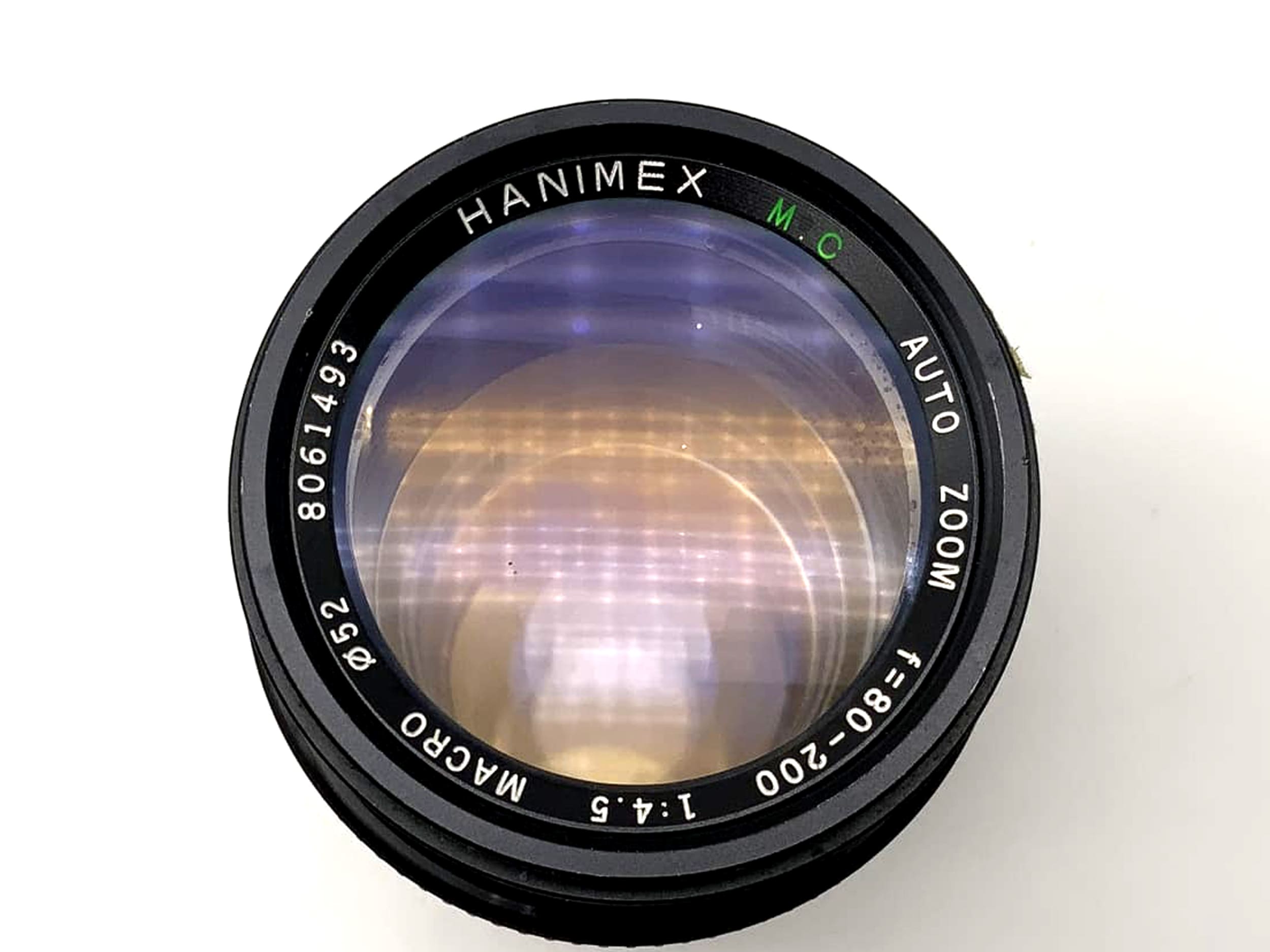 Hanimex M.C Auto Zoom 1:4.5 80-200mm Objektiv Canon FD Analog