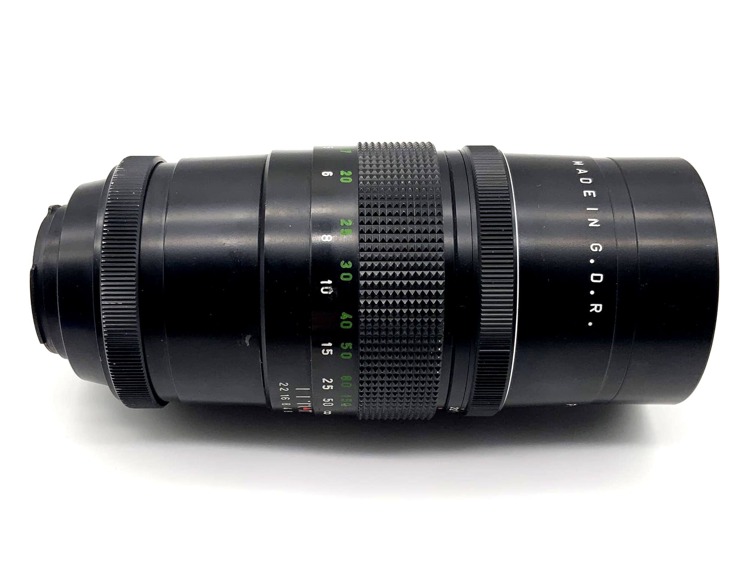Pentacon f/4 200mm Teleobjektiv analog 15 Lamellen Exa Anschluss 4/200 G.D.R.