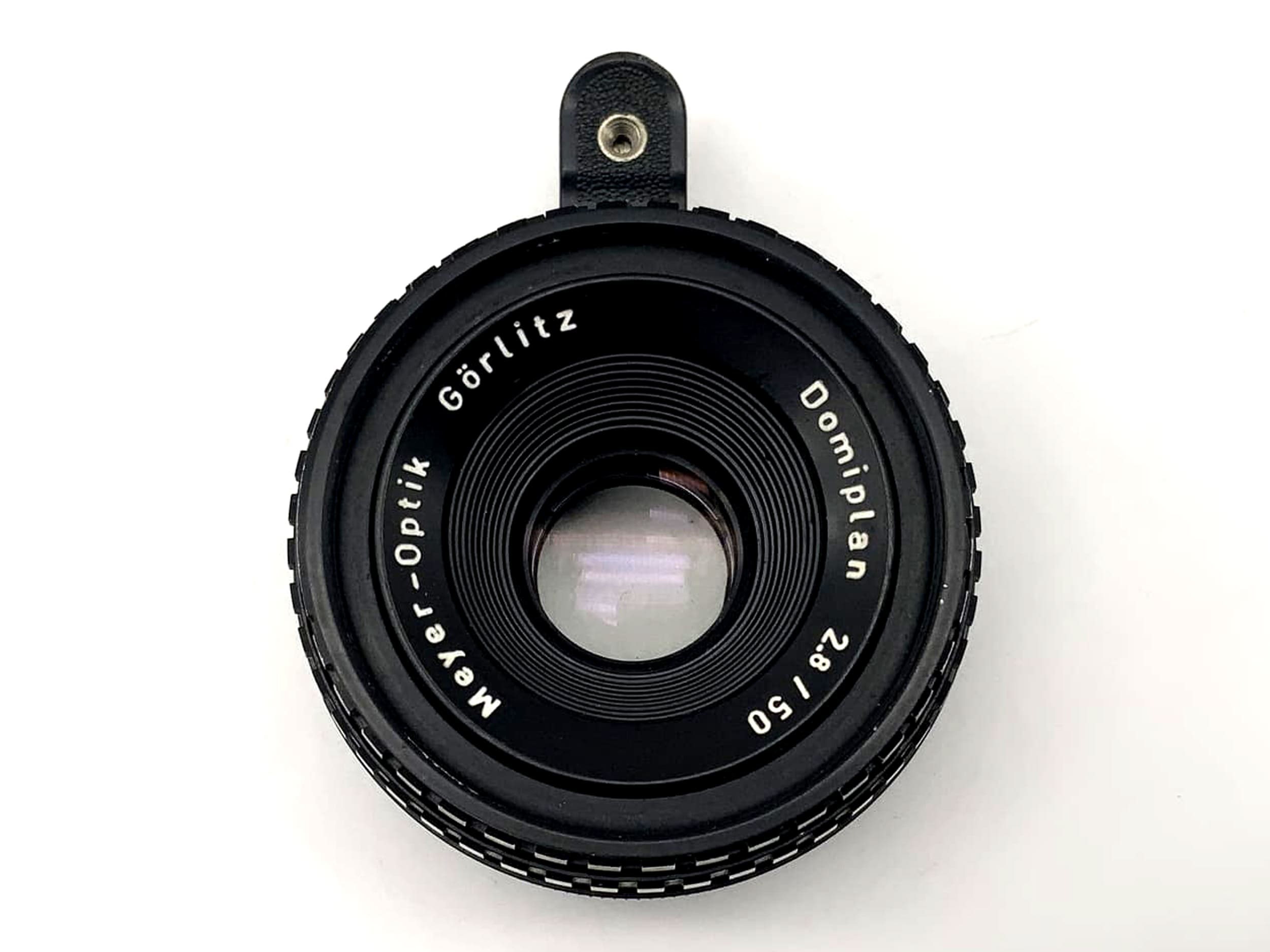 Meyer Optik Görlitz Domiplan Objektiv analog 50mm f/2.8 Exakta Exa Mount Zebra