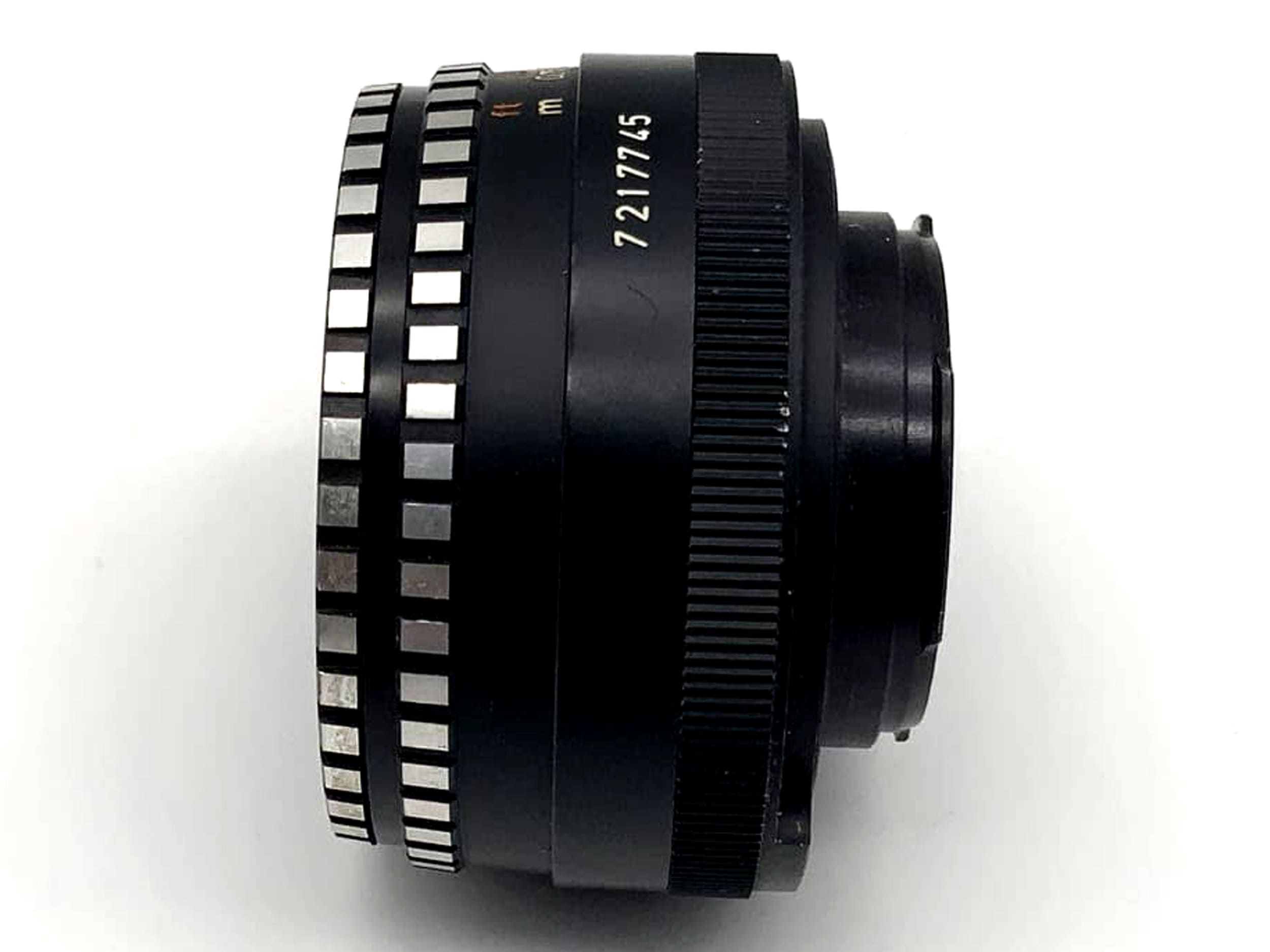 Meyer Optik Görlitz Domiplan Objektiv analog 50mm f/2.8 Exakta Exa Mount Zebra