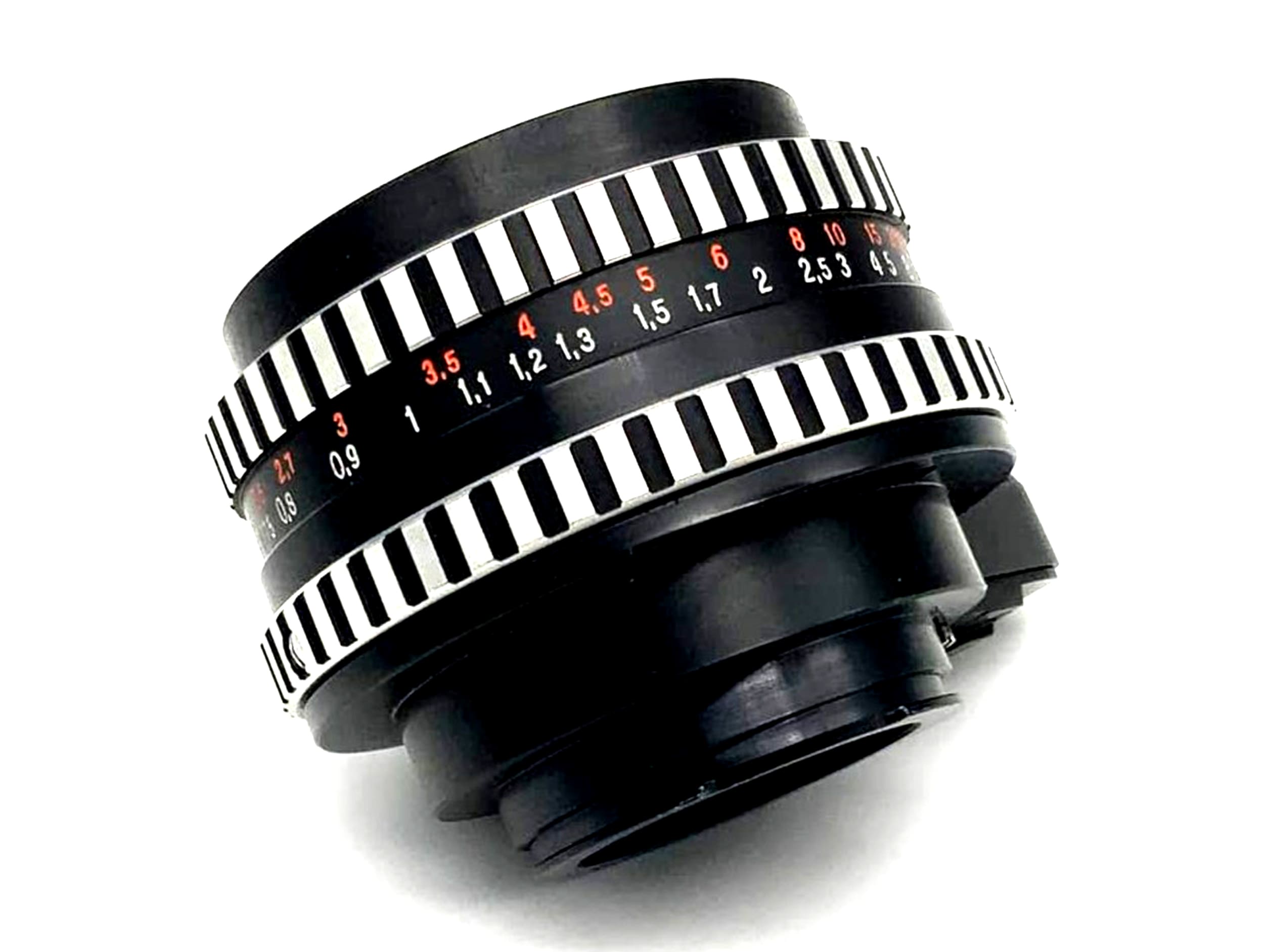 Carl Zeiss Jena Tessar Objektiv analog 50mm f/2.8 für Exakta Exa Anschluss Zebra