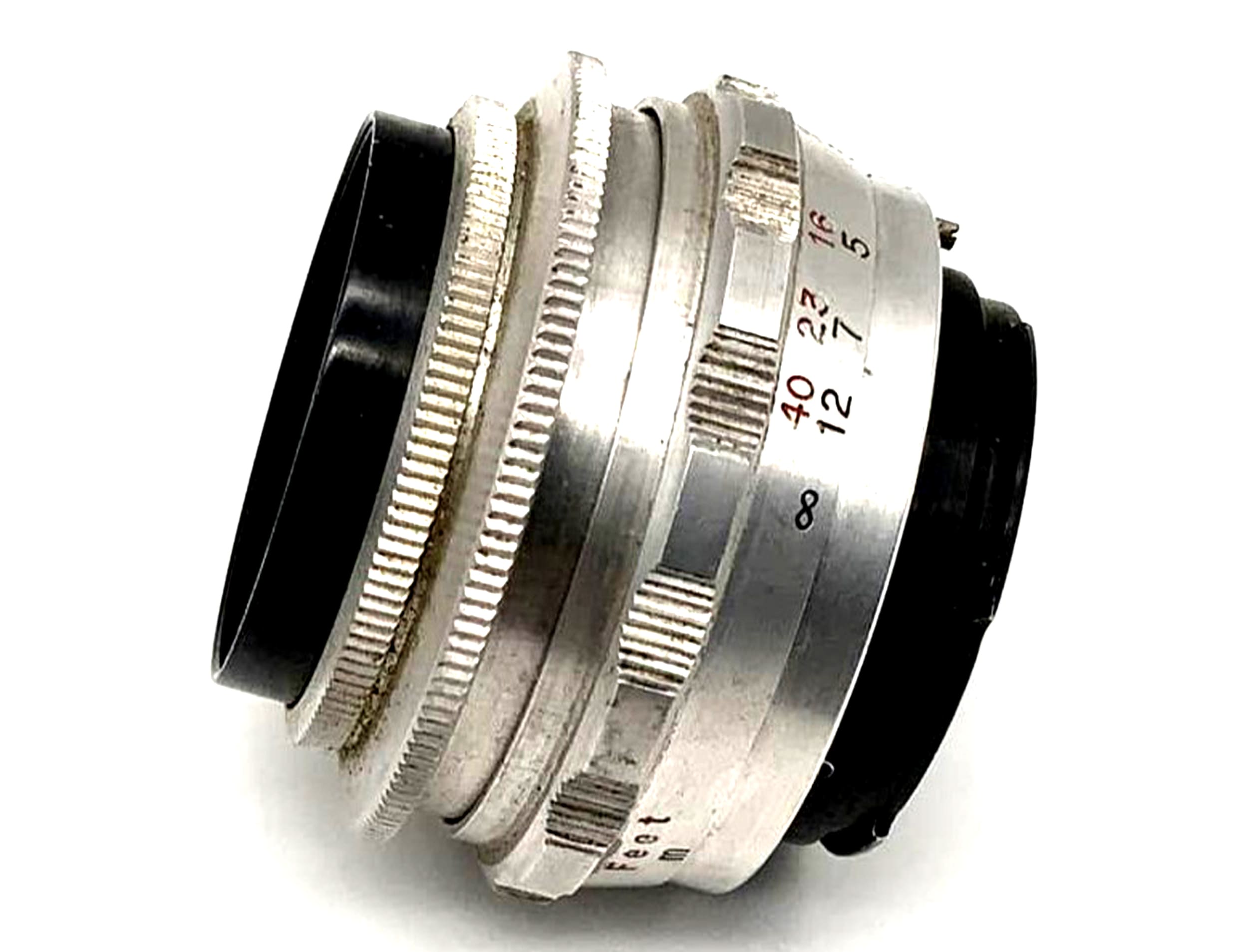 E. Ludwig Meritar f/2.9 50mm Red V Objektiv analog Exa Anschluss