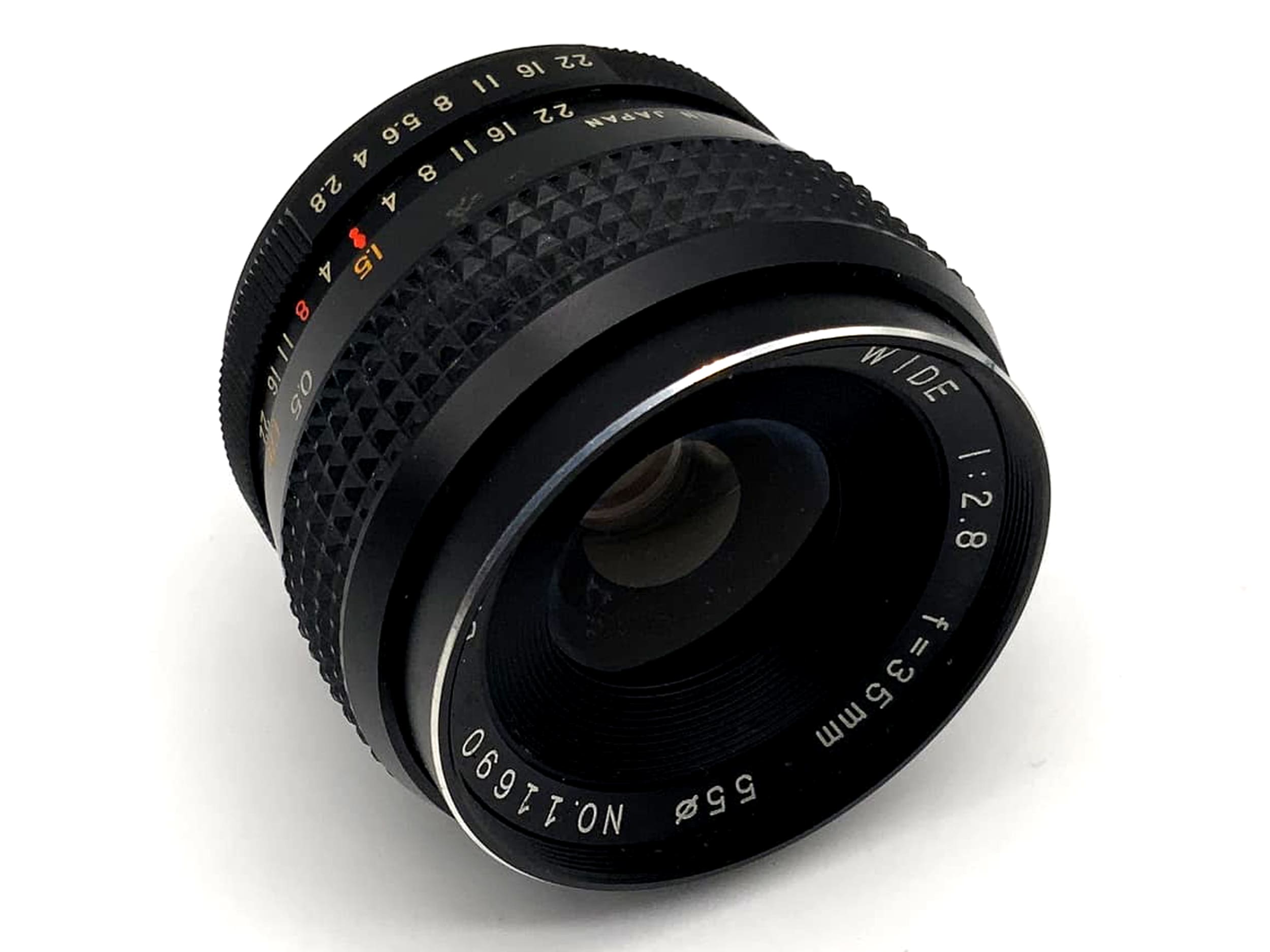 Danubia Objektiv Auto Weitwinkel 1:2.8 35mm manuell analog Lens