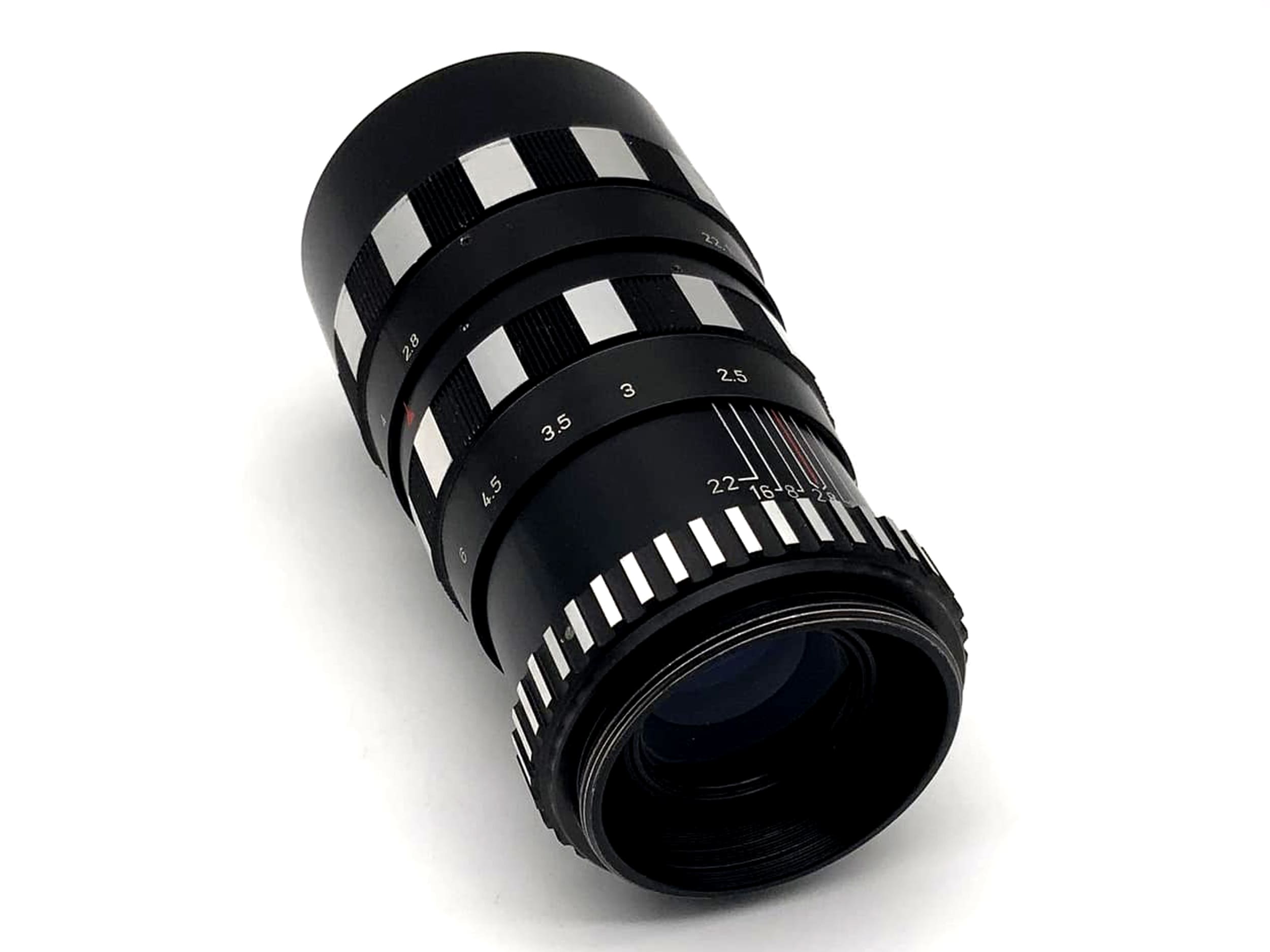Enna München Tele-Ennalyt 1:2.8 135mm Zebra Objektiv manuell analog Lens (M42)