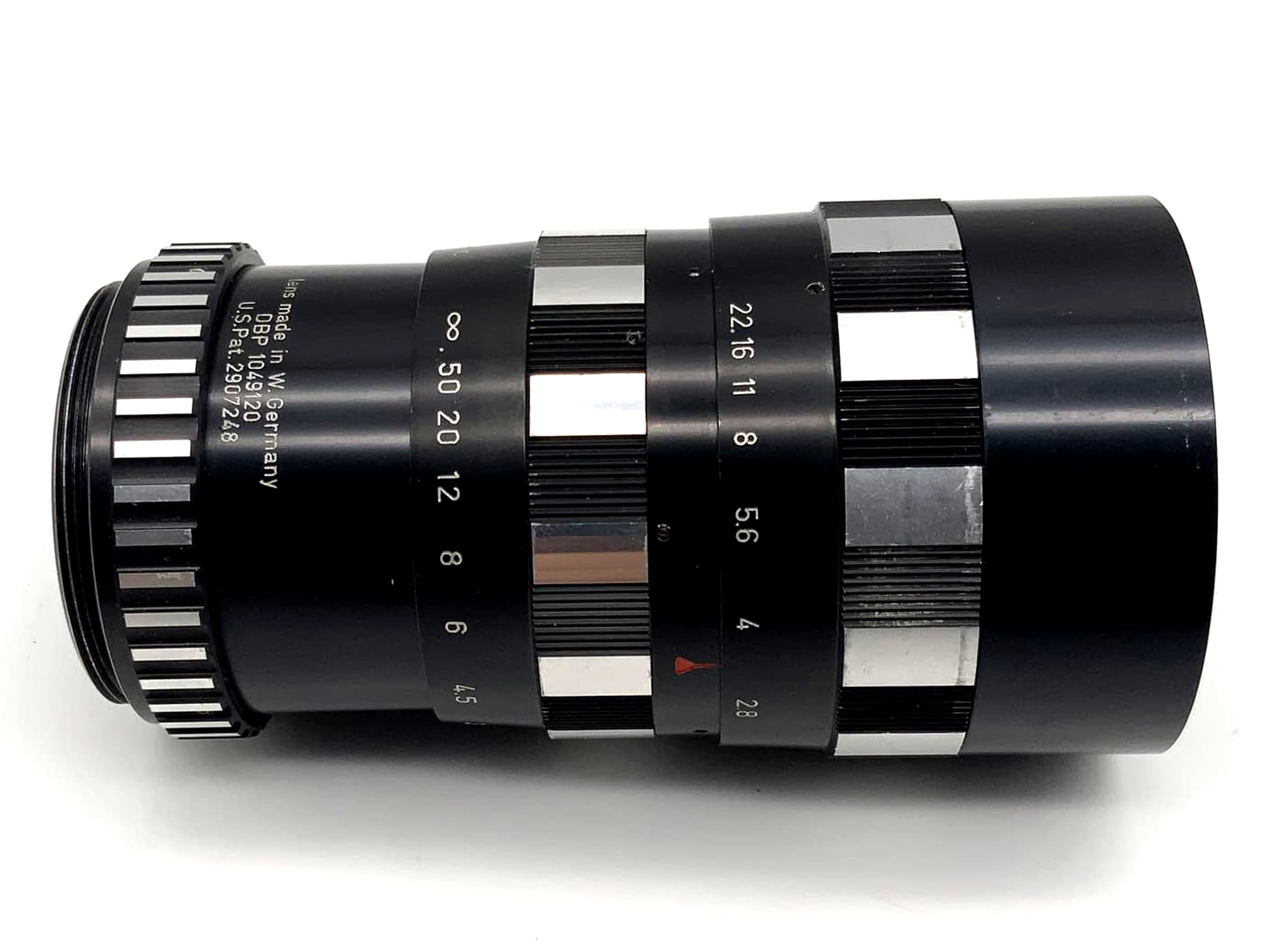 Enna München Tele-Ennalyt 1:2.8 135mm Zebra Objektiv manuell analog Lens (M42)