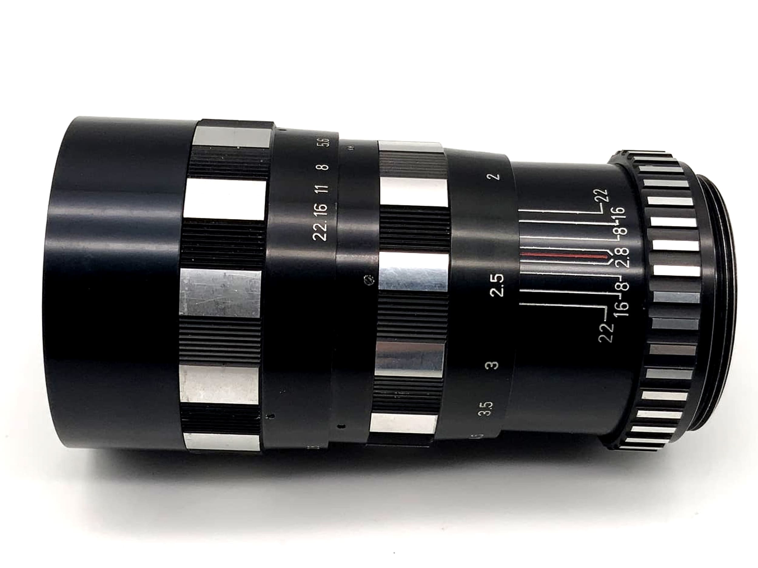Enna München Tele-Ennalyt 1:2.8 135mm Zebra Objektiv manuell analog Lens (M42)