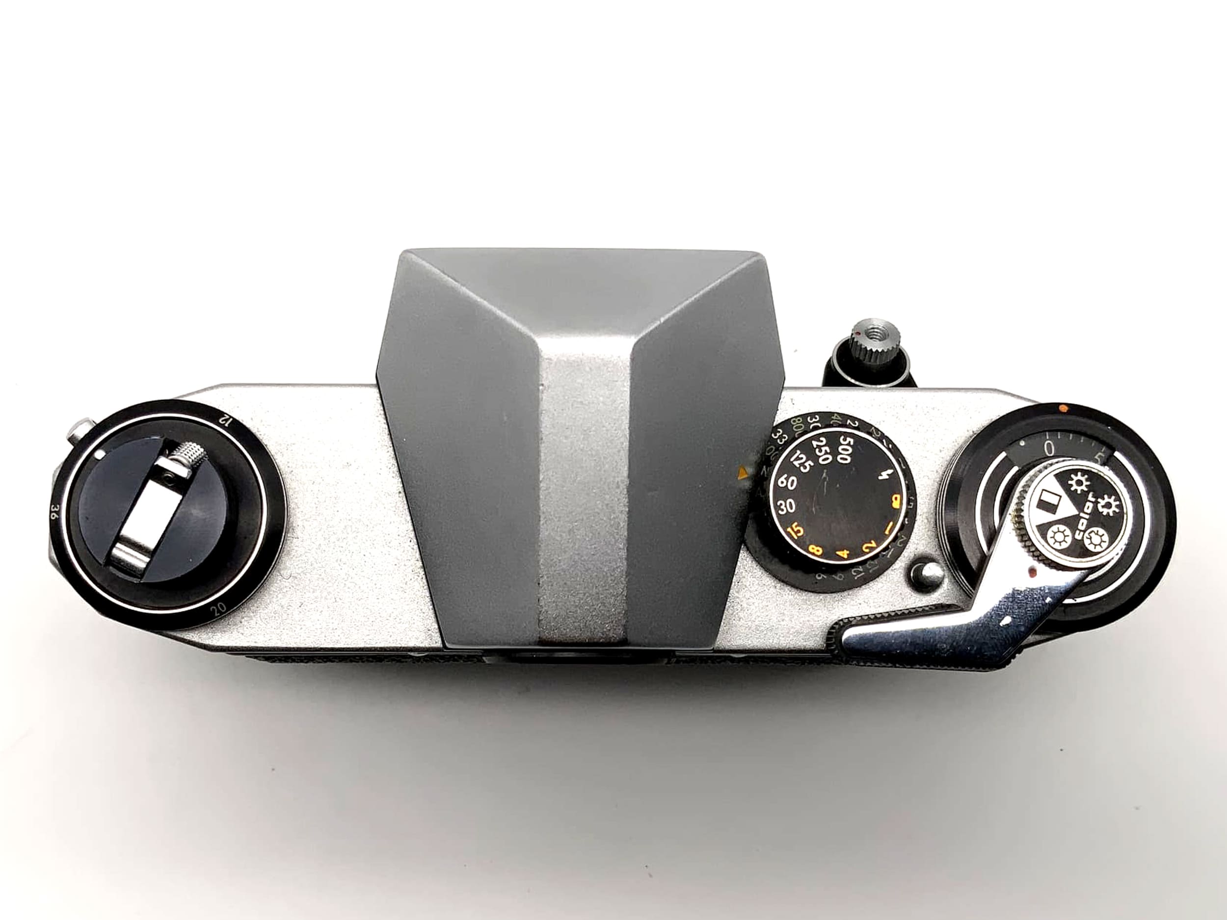 Appareil photo reflex mono-objectif Praktica super TL SLR, boîtier argentique 35 mm