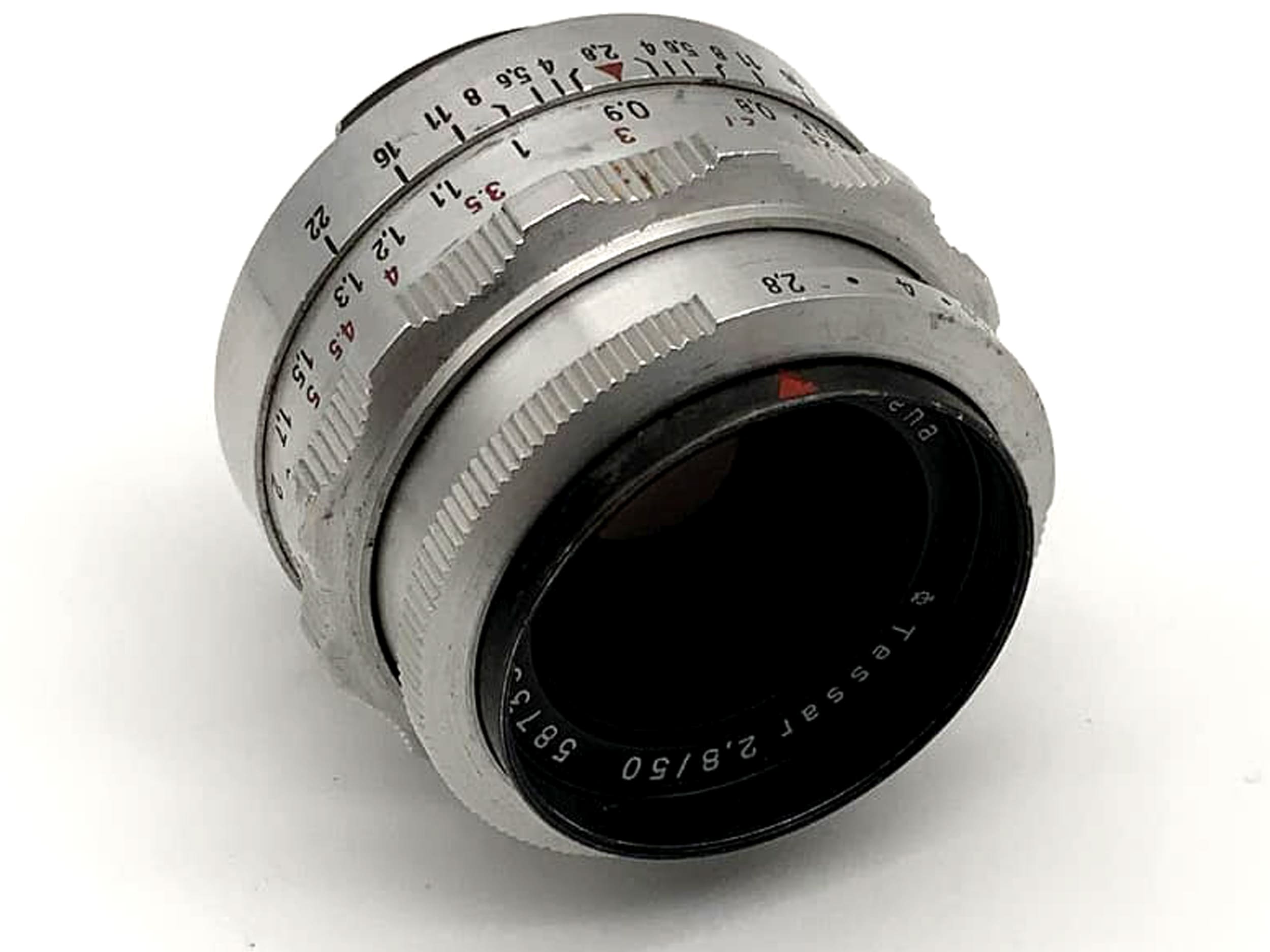 Carl Zeiss Jena Tessar f/2.8 50mm Objektiv analog Exa Anschluss