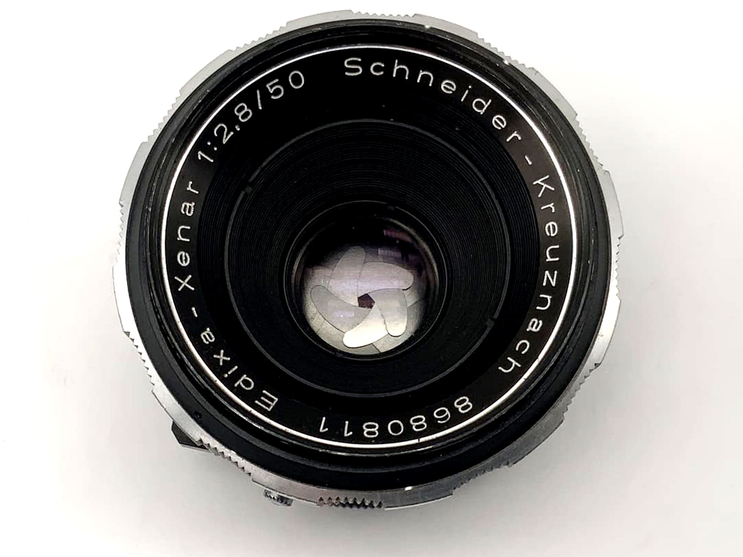 Schneider Kreuznach Edixa Xenar 1:2.8 50mm Zebra Objektivl analog Lens (M42)