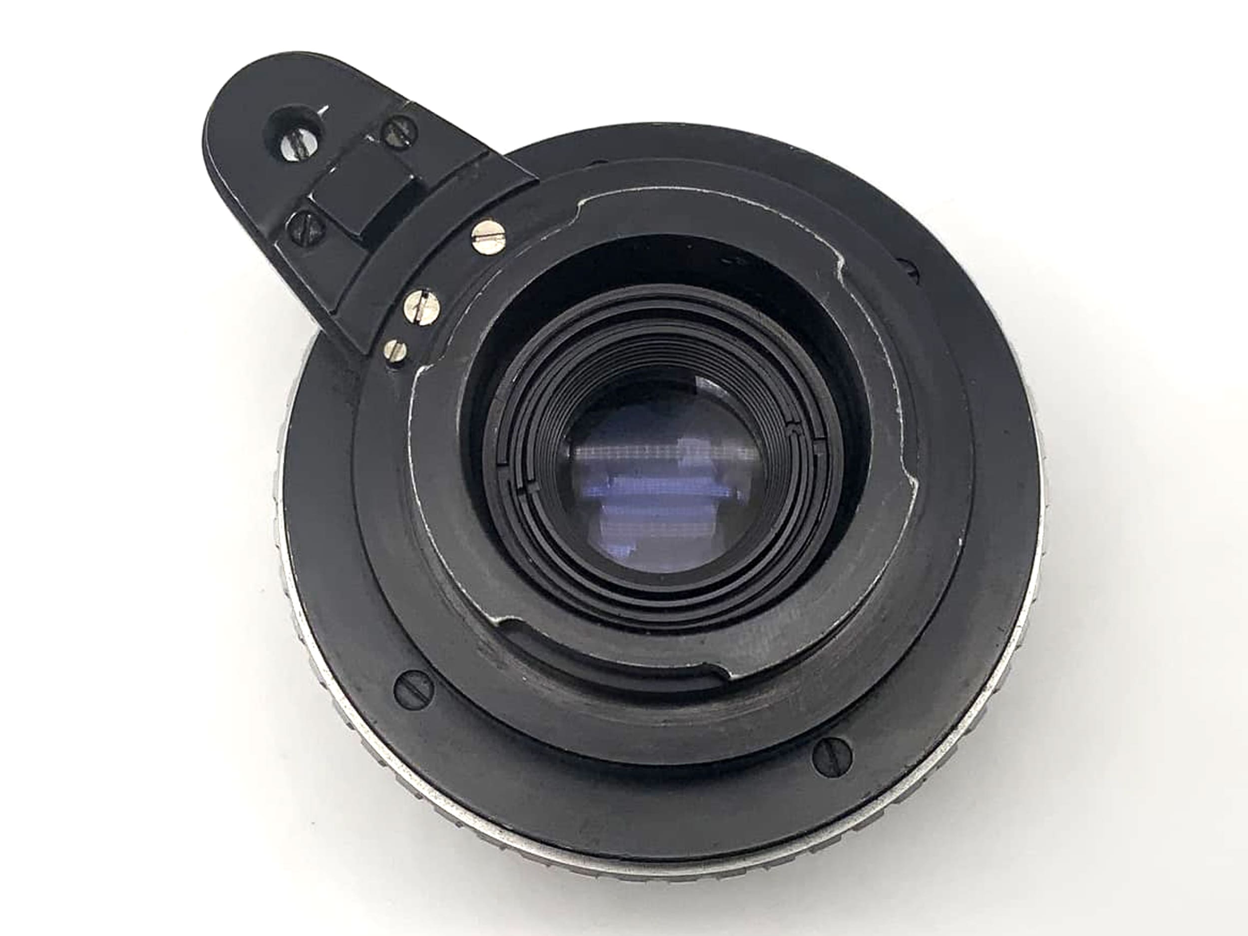 Carl Zeiss Jena Tessar f/2.8 50mm Objektiv analog Exa Anschluss Zebra