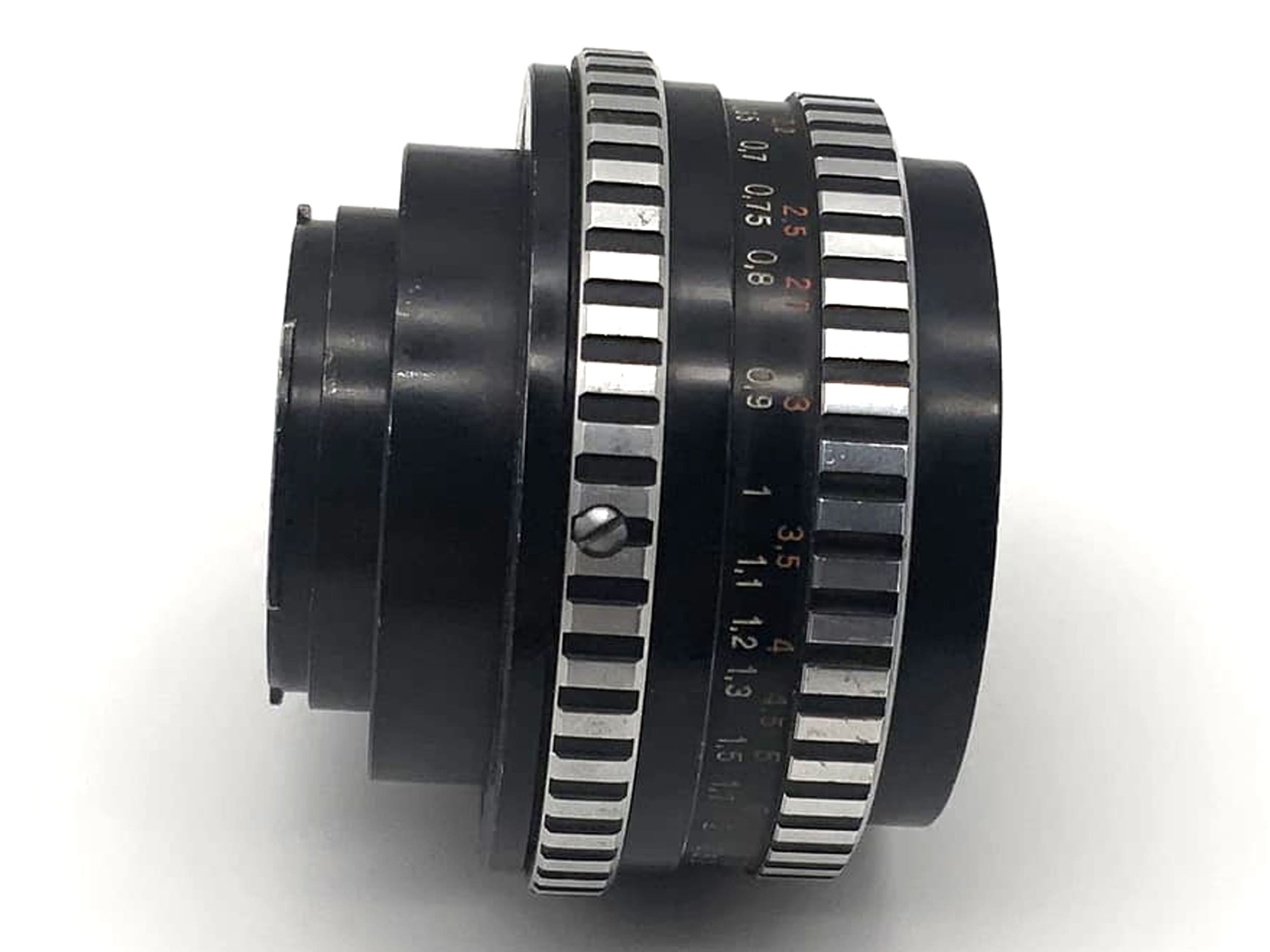 Carl Zeiss Jena Tessar f/2.8 50mm Objektiv analog Exa Anschluss Zebra