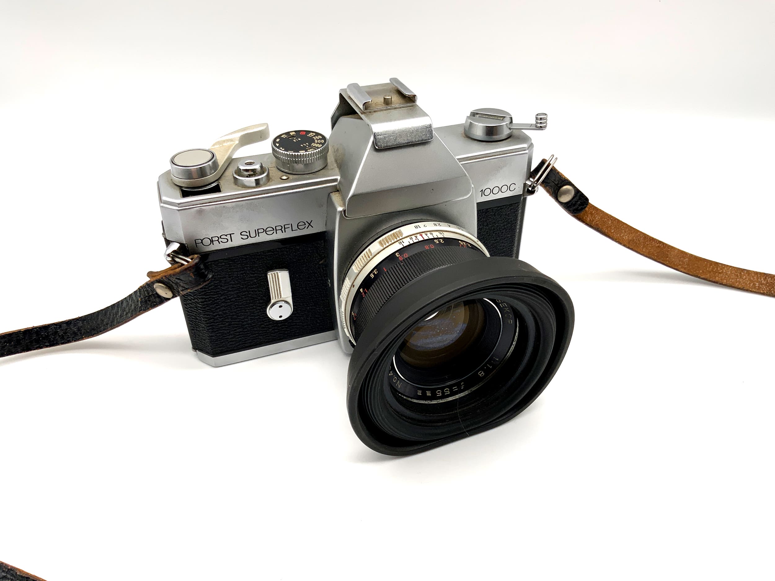 Porst Superflex 1000C !Beli defekt! mit Mamiya Sekor 1:1.8 55mm Objektiv