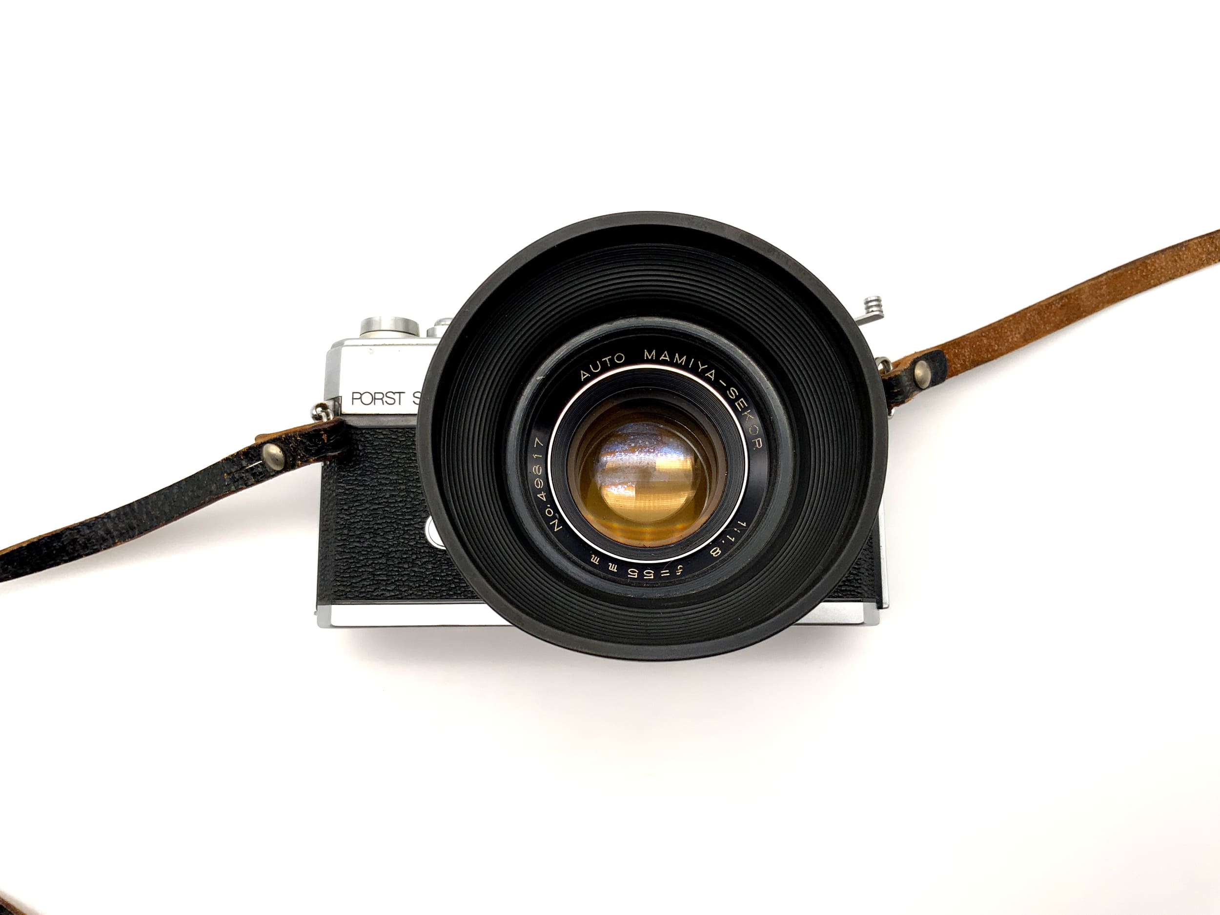 Porst Superflex 1000C !Beli defekt! mit Mamiya Sekor 1:1.8 55mm Objektiv