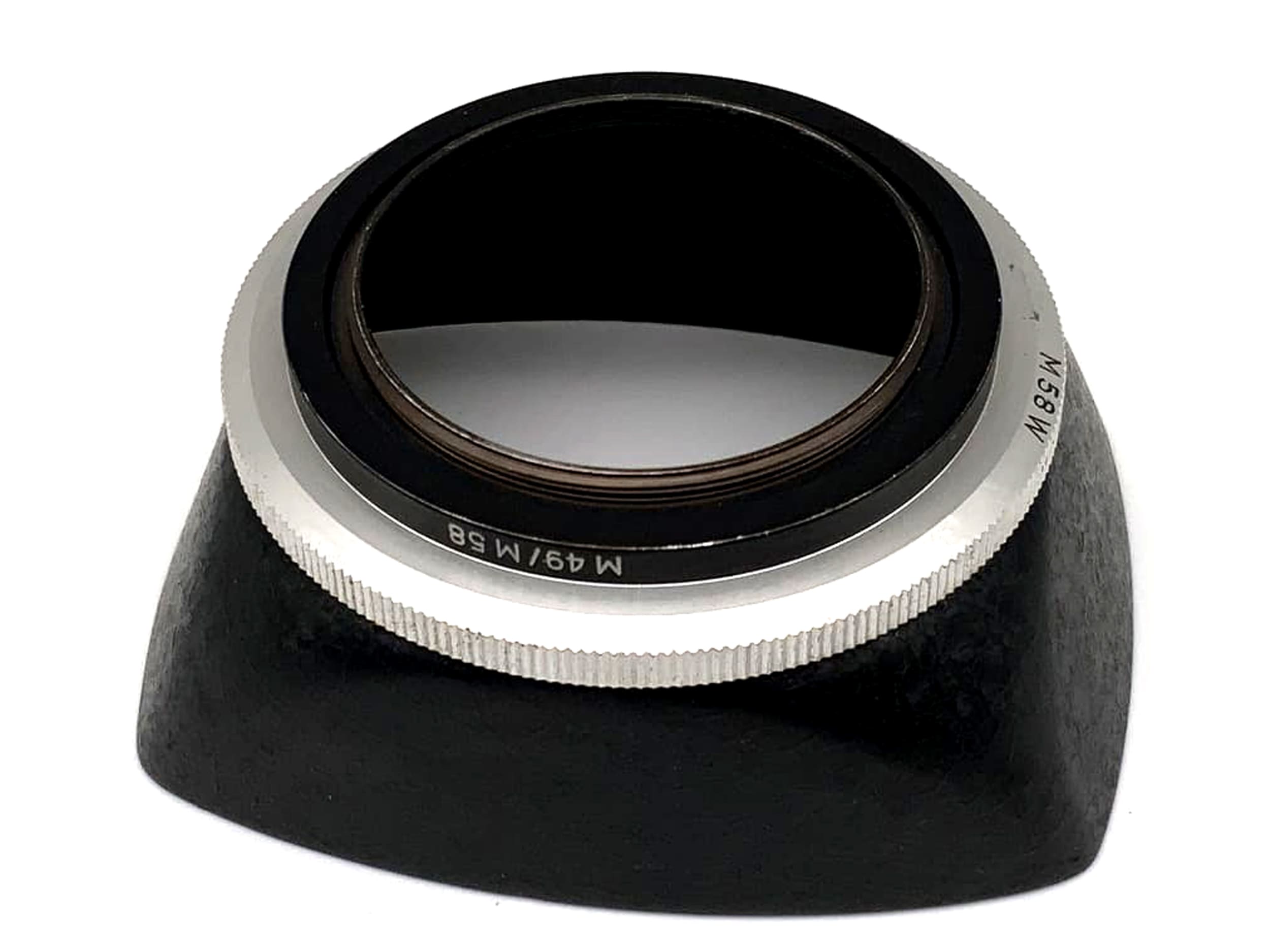 Ihagee / Pentacon 58mm 49mm Gegenlichtblende Metall für Flektogon lenshood