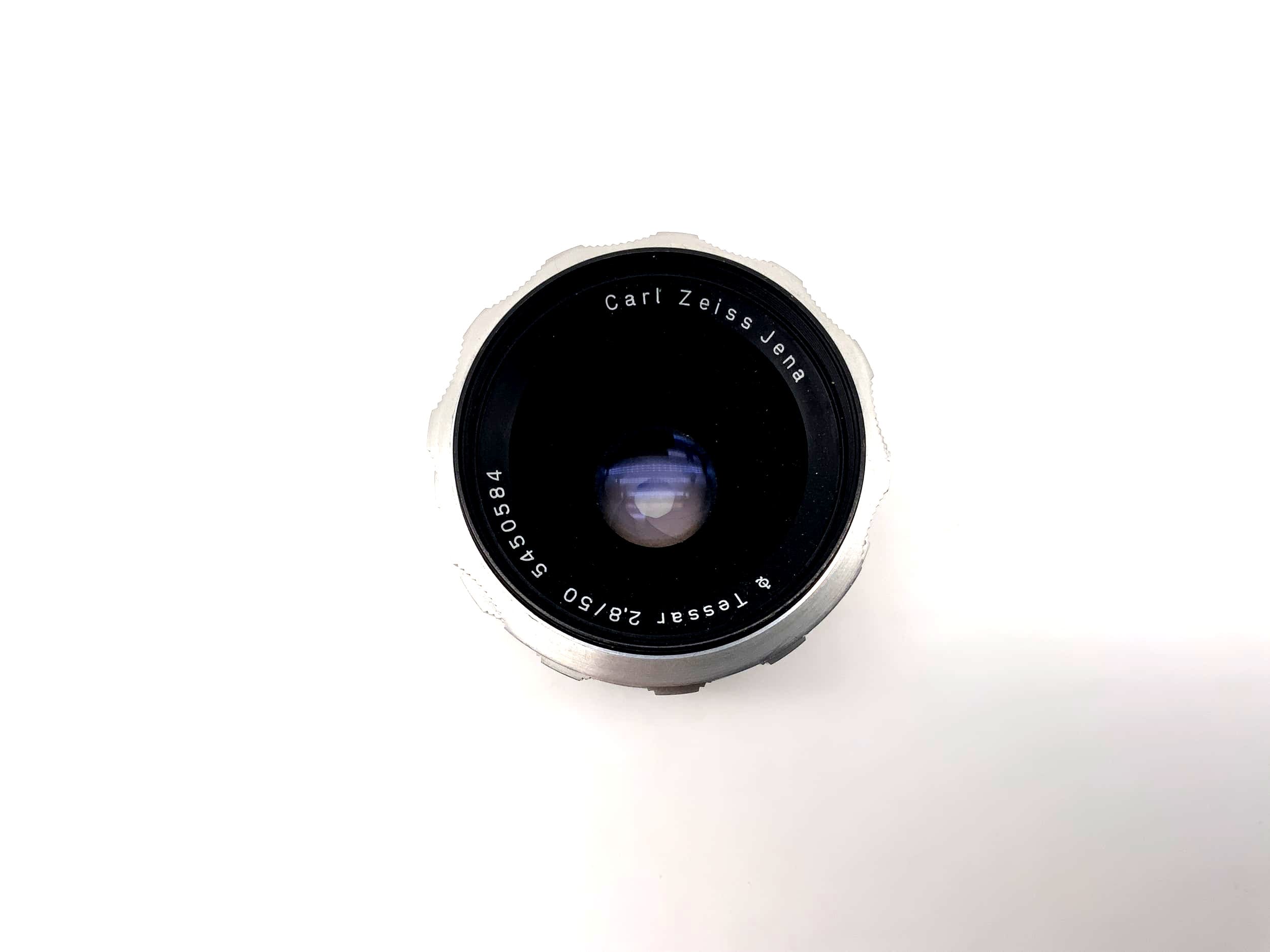 Carl Zeiss 50mm 1:2,8 Objektiv Q1 Tessar 8 Blades Automatic Camera Lens (M42)