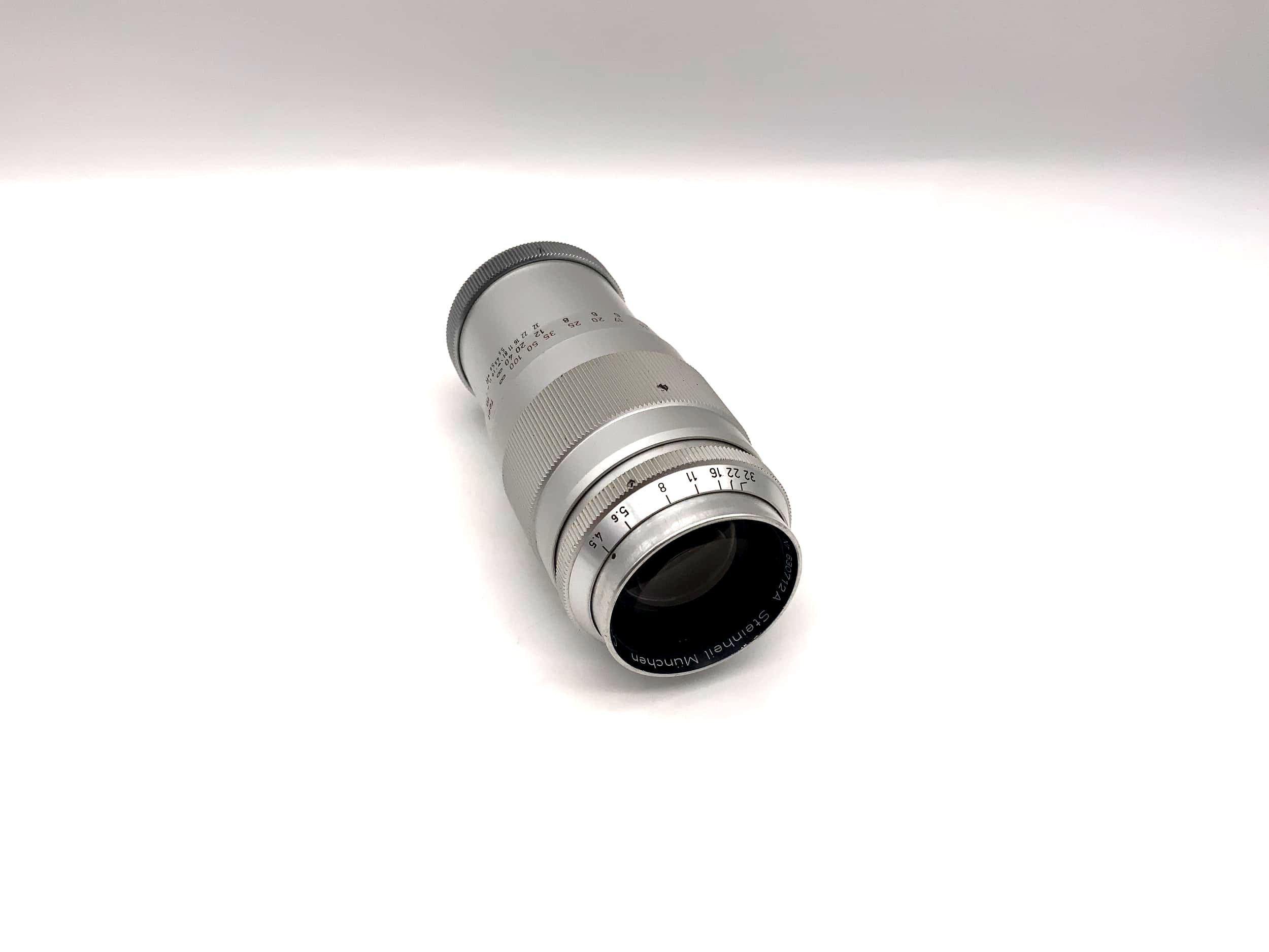 Steinheil München 135mm 1:4.5 Objektiv Culminar Kamera Camera Lens (M42)