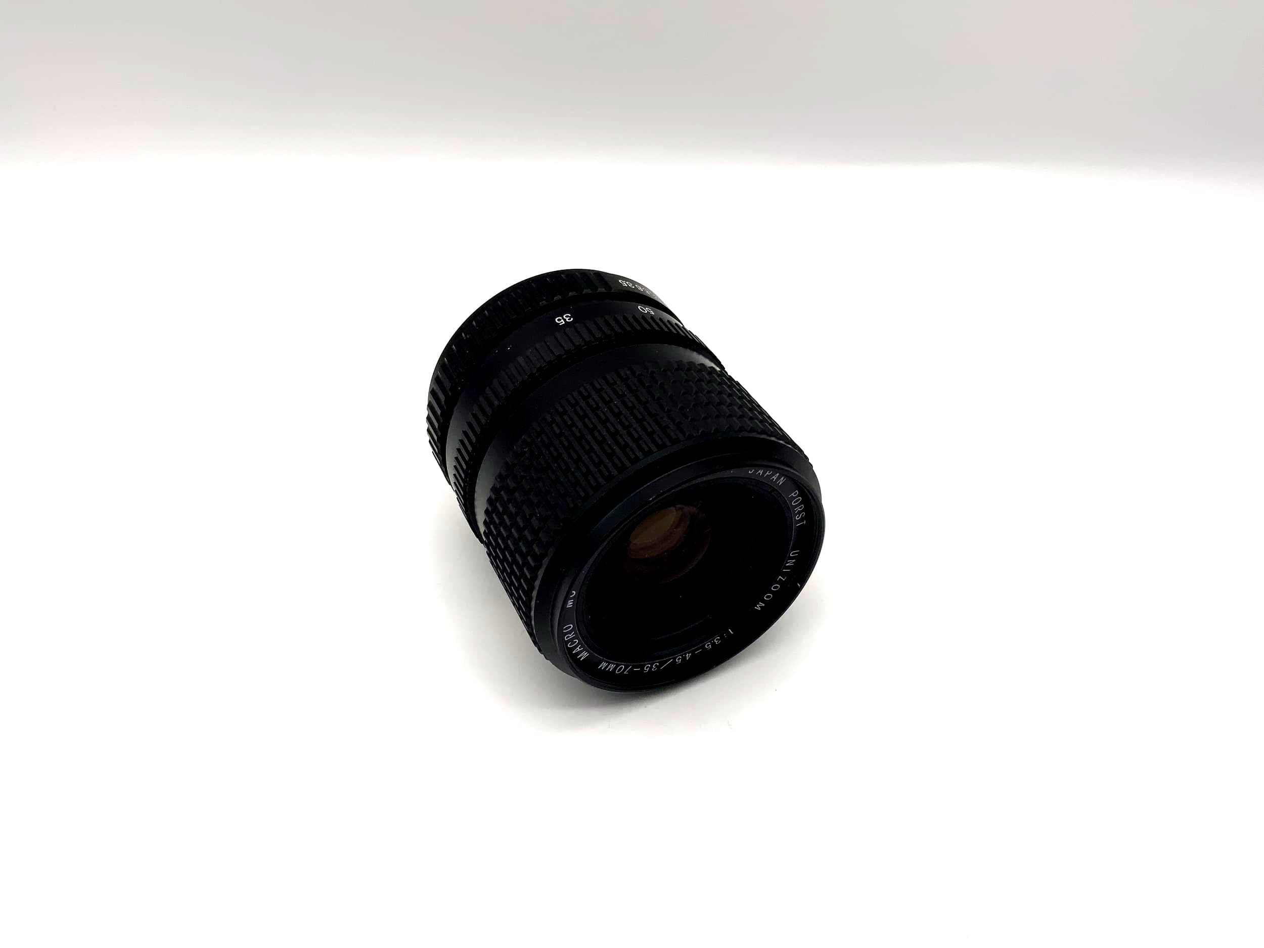 Porst 35-70mm 1:3.5-4.5 Objektiv Uni Zoom Macro MC Kamera Camera Lens (Fujica X)