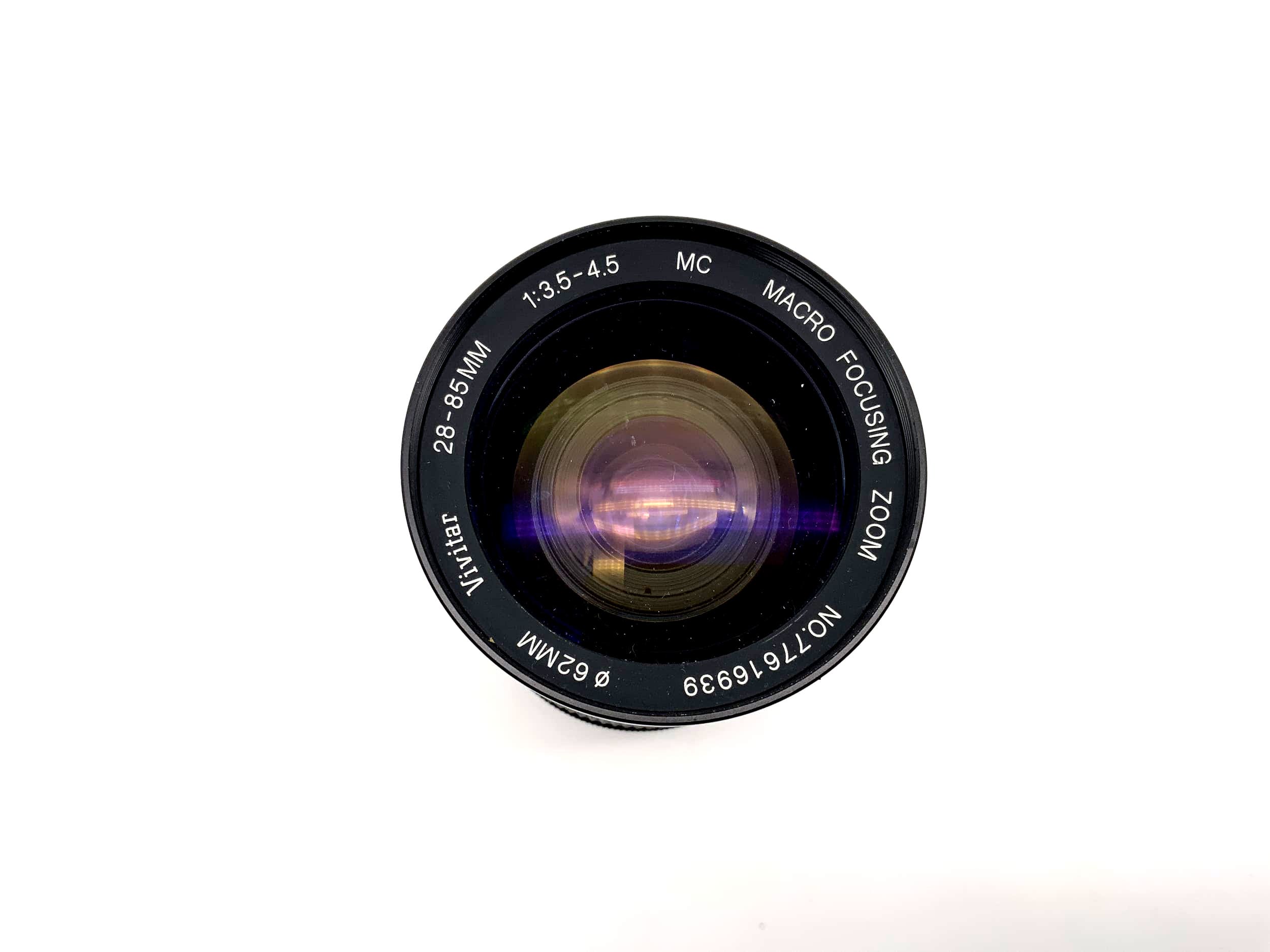 Vivitar 28-85mm 1:3.5-4.5 Objektiv Multi Coated Kamera Camera Lens (Minolta MD)