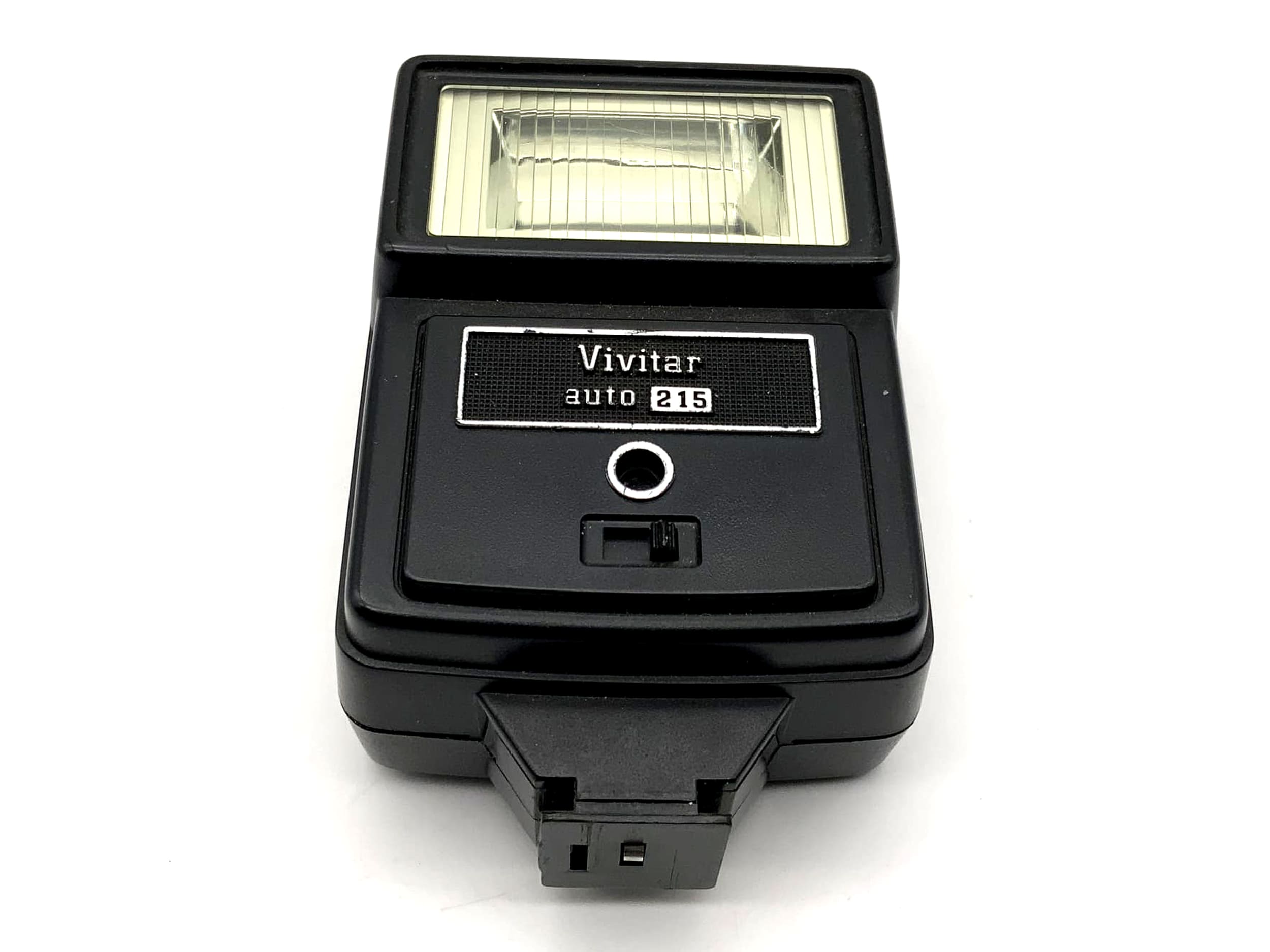 Vivitar auto 215 analog Blitzgerät Aufsteckblitz Flash Licht