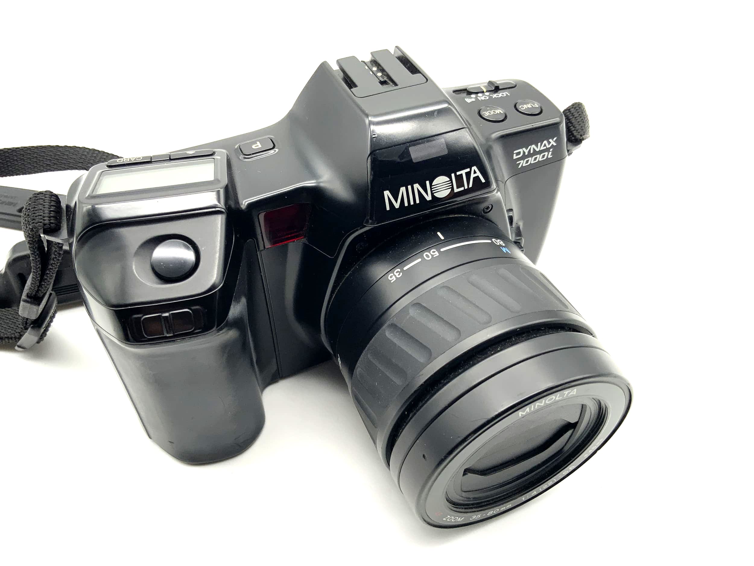 Minolta Dynax 7000i Spiegelreflexkamera mit AF Zoom 35-80mm 1:4-5.6 Objektiv