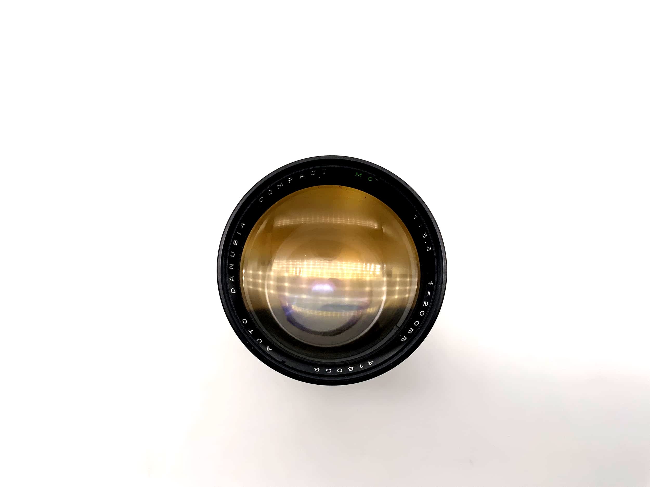 Danubia 200mm 1:3.3 Objektiv Compact Multi Coated Lens (Yashica/Contax)