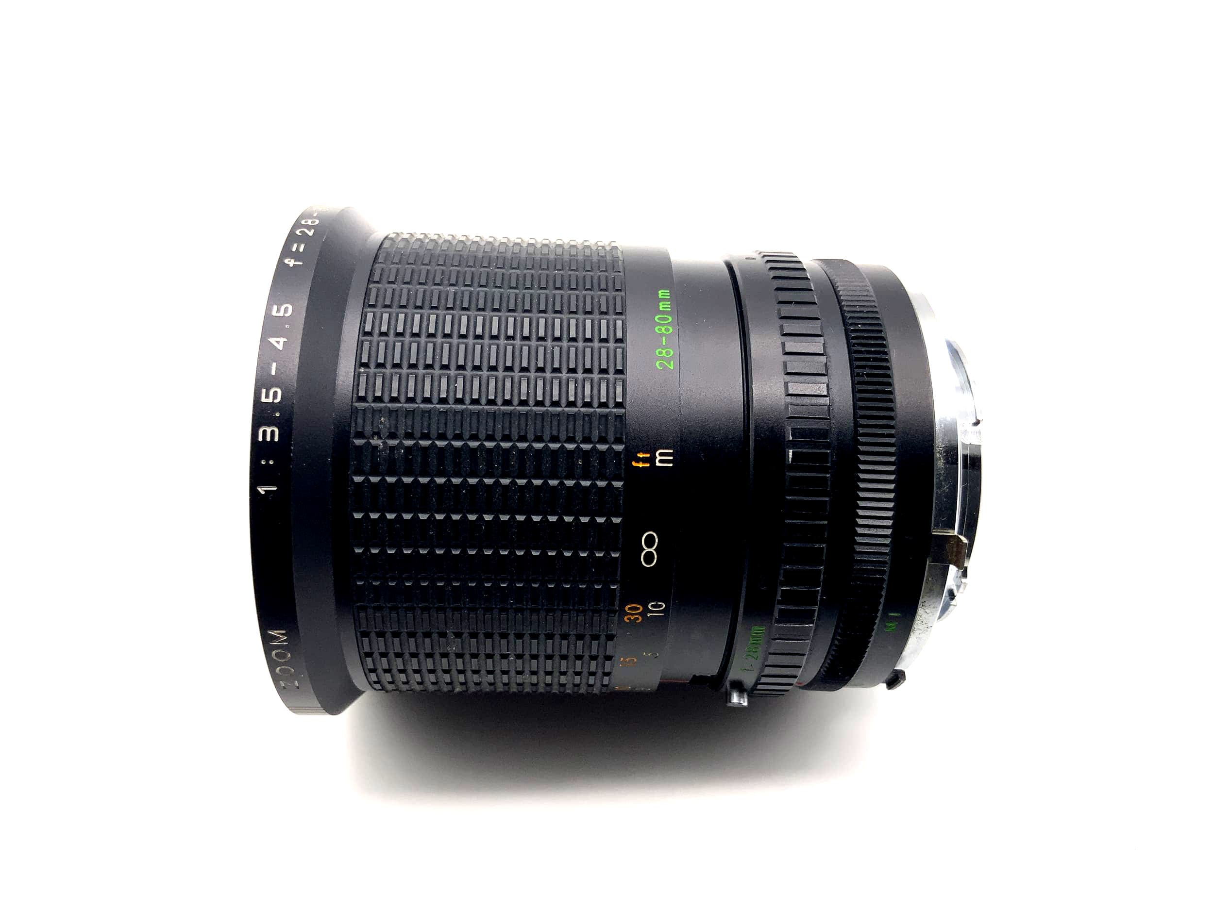 Makinon 28-80mm 1:3,5-4,5 Objektiv Auto Zoom Multi Coating Lens (Minolta MD)