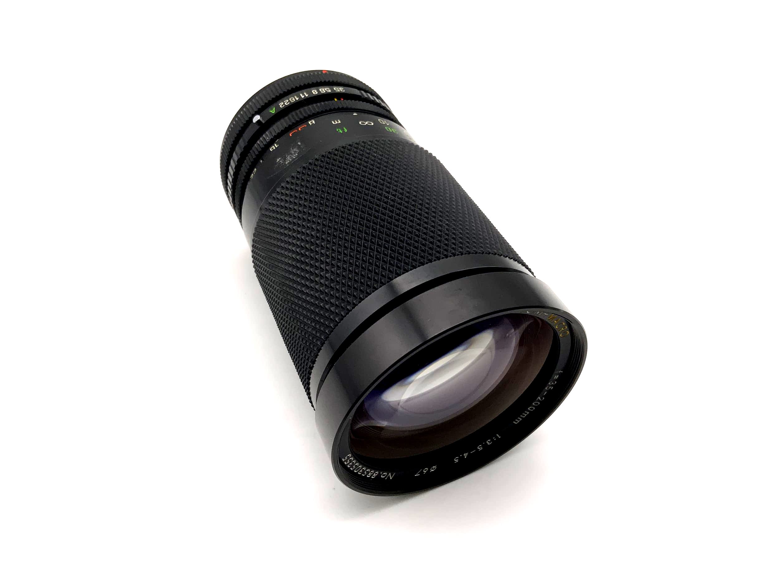 Soligor 35-200mm 1:3,5-4,5 Objektiv C/D Zoom+Macro MC Kamera Lens (Canon FD)