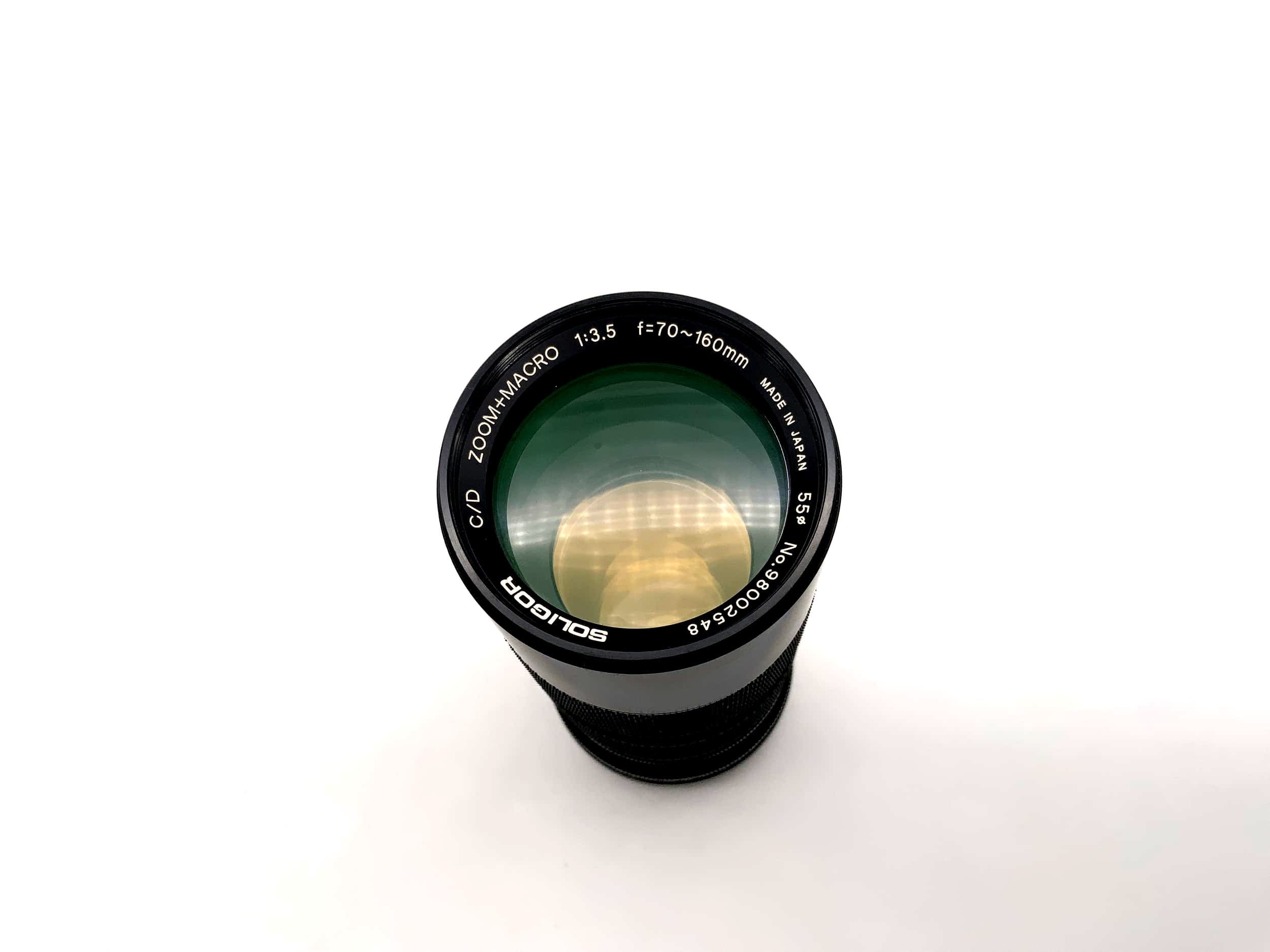 Soligor 70-160mm 1:3.5 Objektiv C/D Zoom+Macr Kamera Camera Lens (Canon FD)