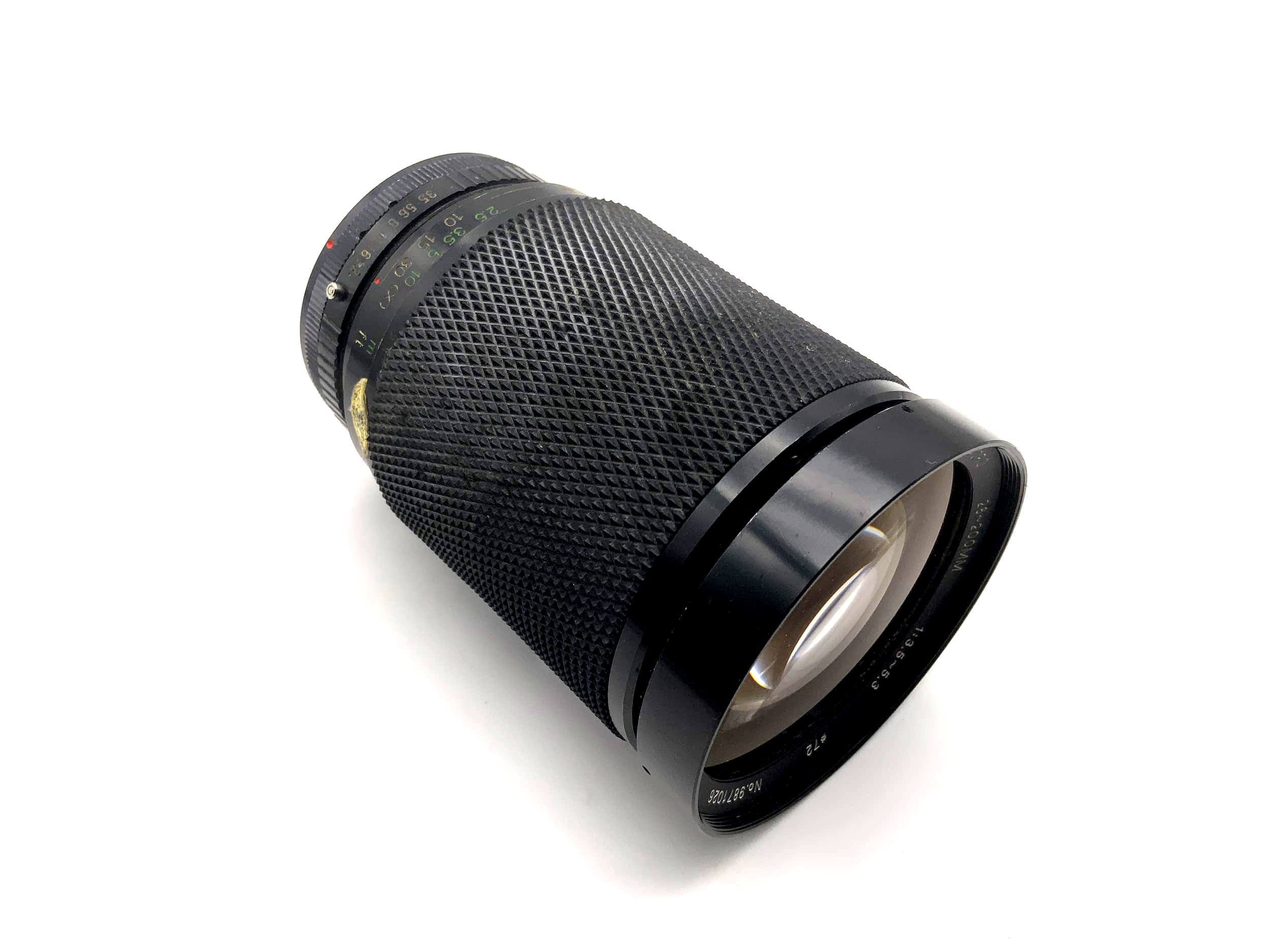 Soligor 28-200mm 1:3.5-5.3 Objektiv C/D Zoom+Macro MC Kamera Lens (Canon FD)