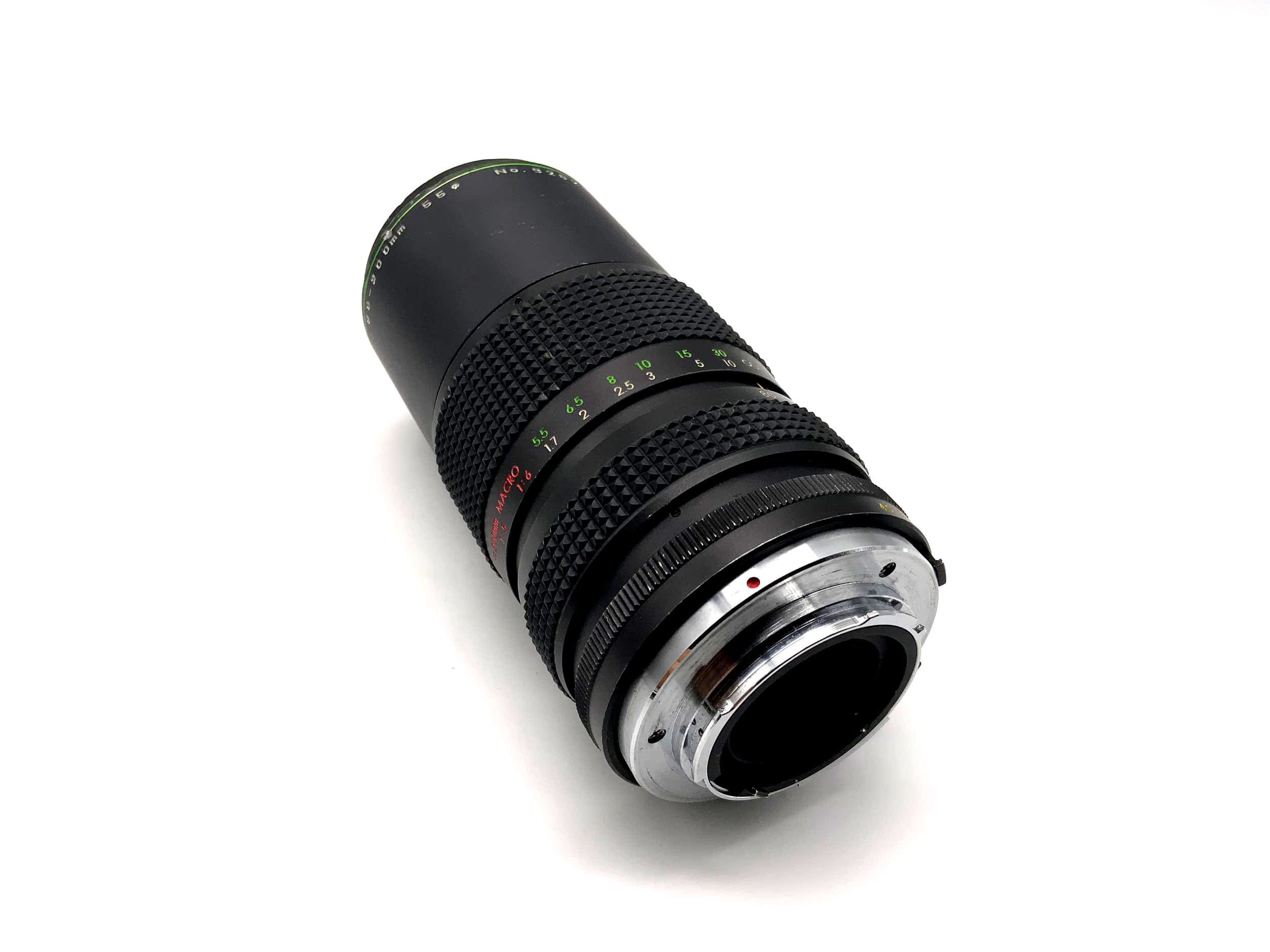 Hanimex 80-200mm 1:4.5 Objektiv Automatic Zoom MC Kamera Lens (Minolta MD)