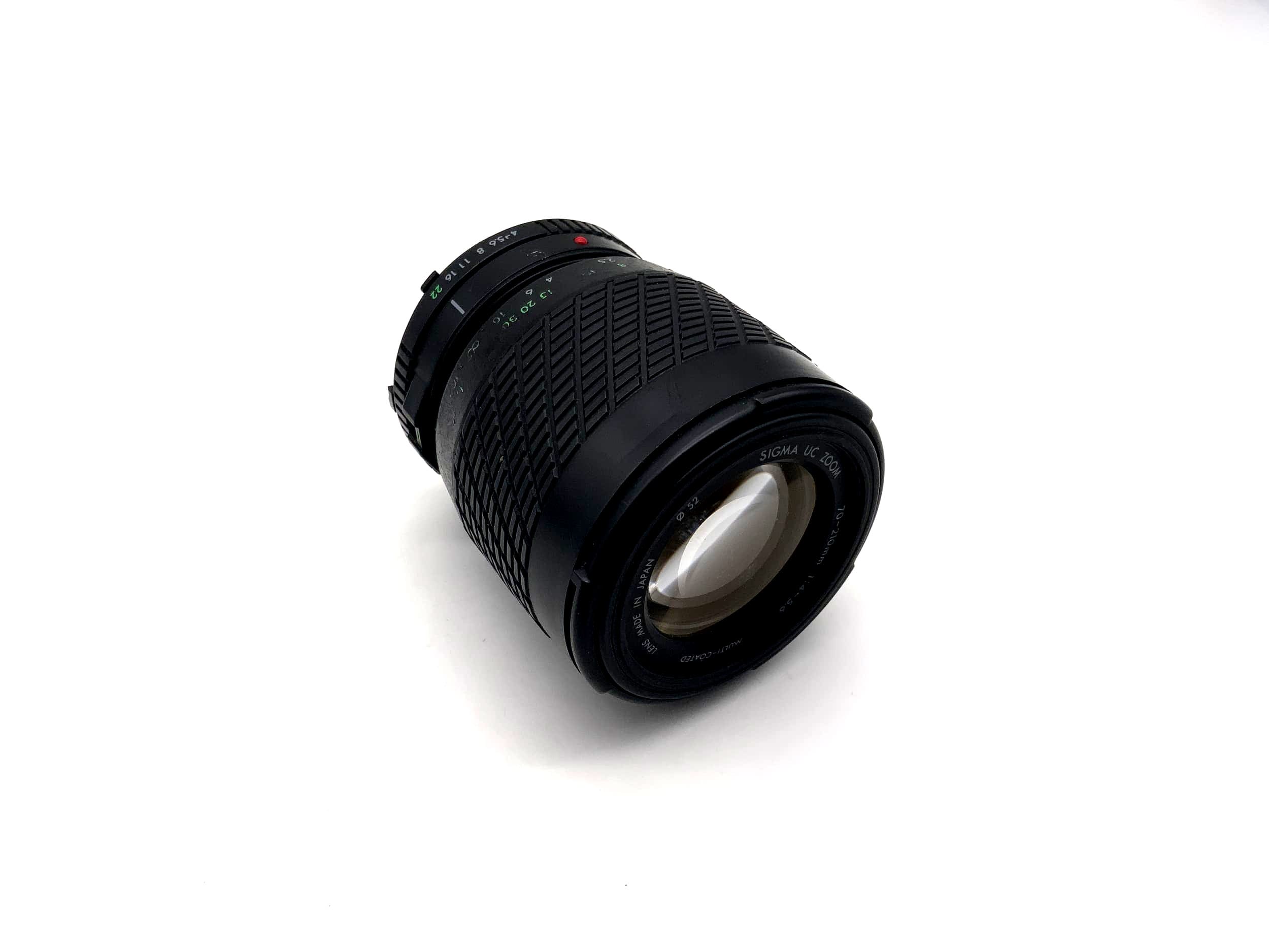 Sigma 70-210mm 1:4-5,6 Objektiv UC Zoom Multi Coated Kamera Lens (Minolta MD)